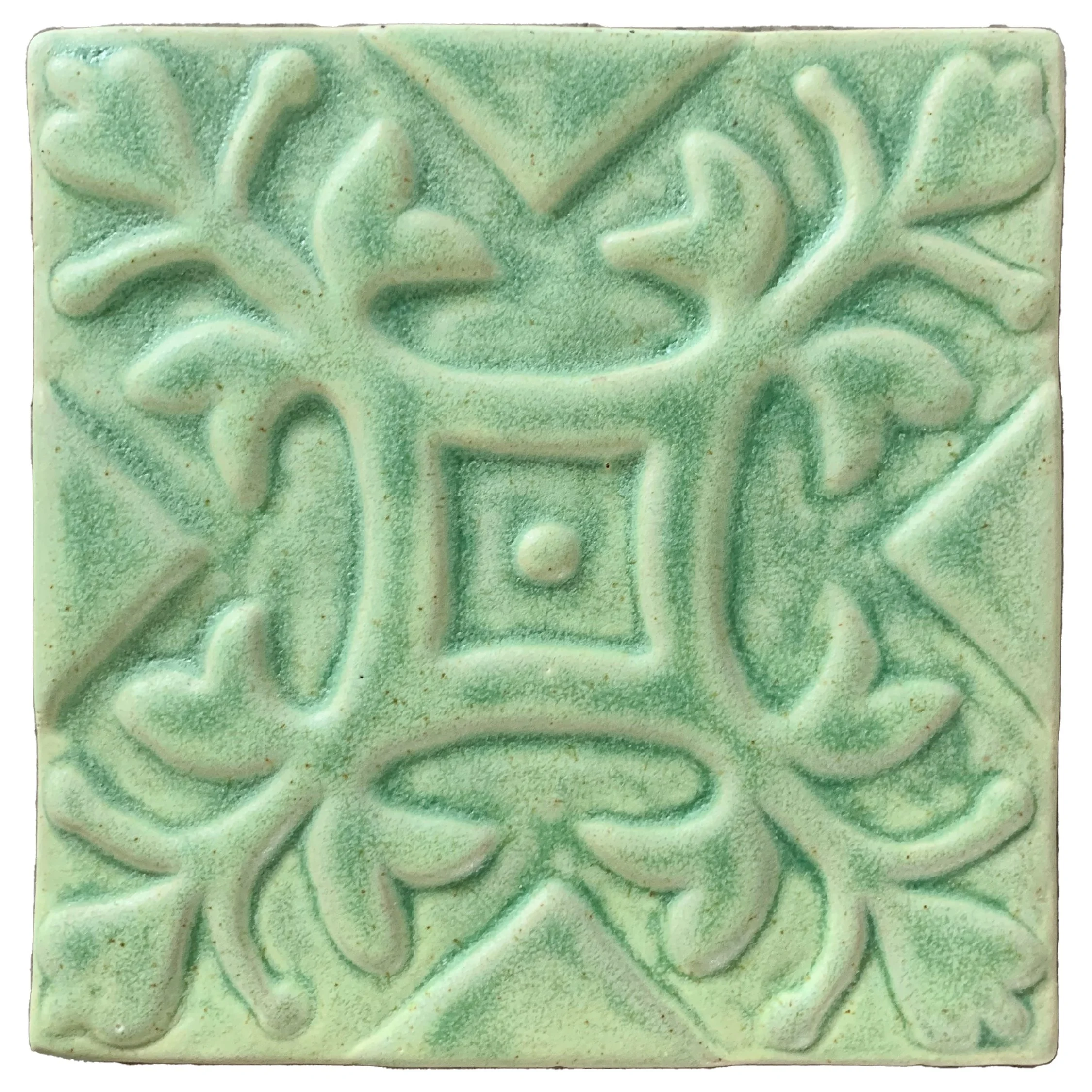 204-Tulip 6x6-Leaf Green- Lot: (6 tiles)