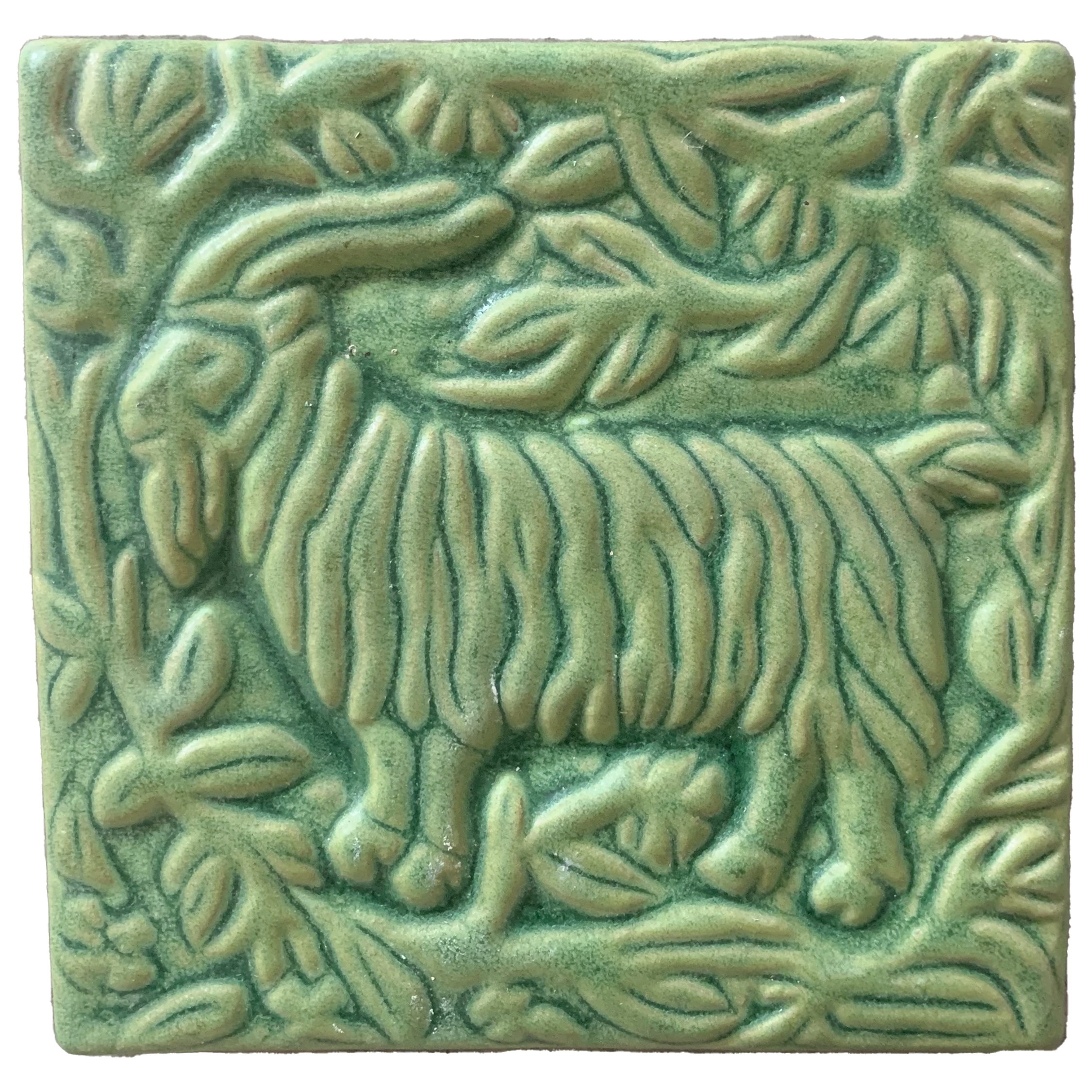 A06-Goat-Evergreen - Lot: (2 tiles)