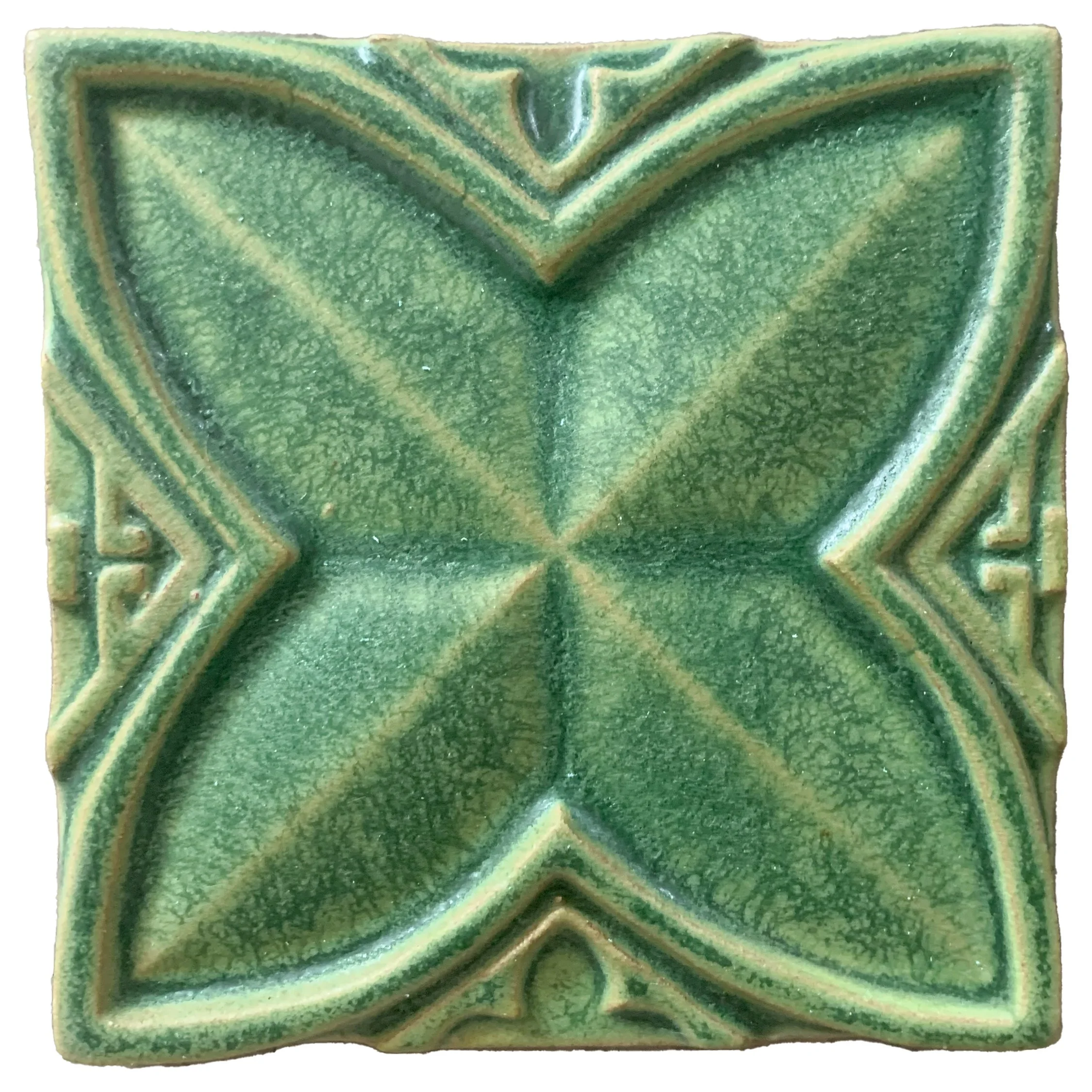 112-Clover 4x4-Evergreen - Lot: (32 tiles)