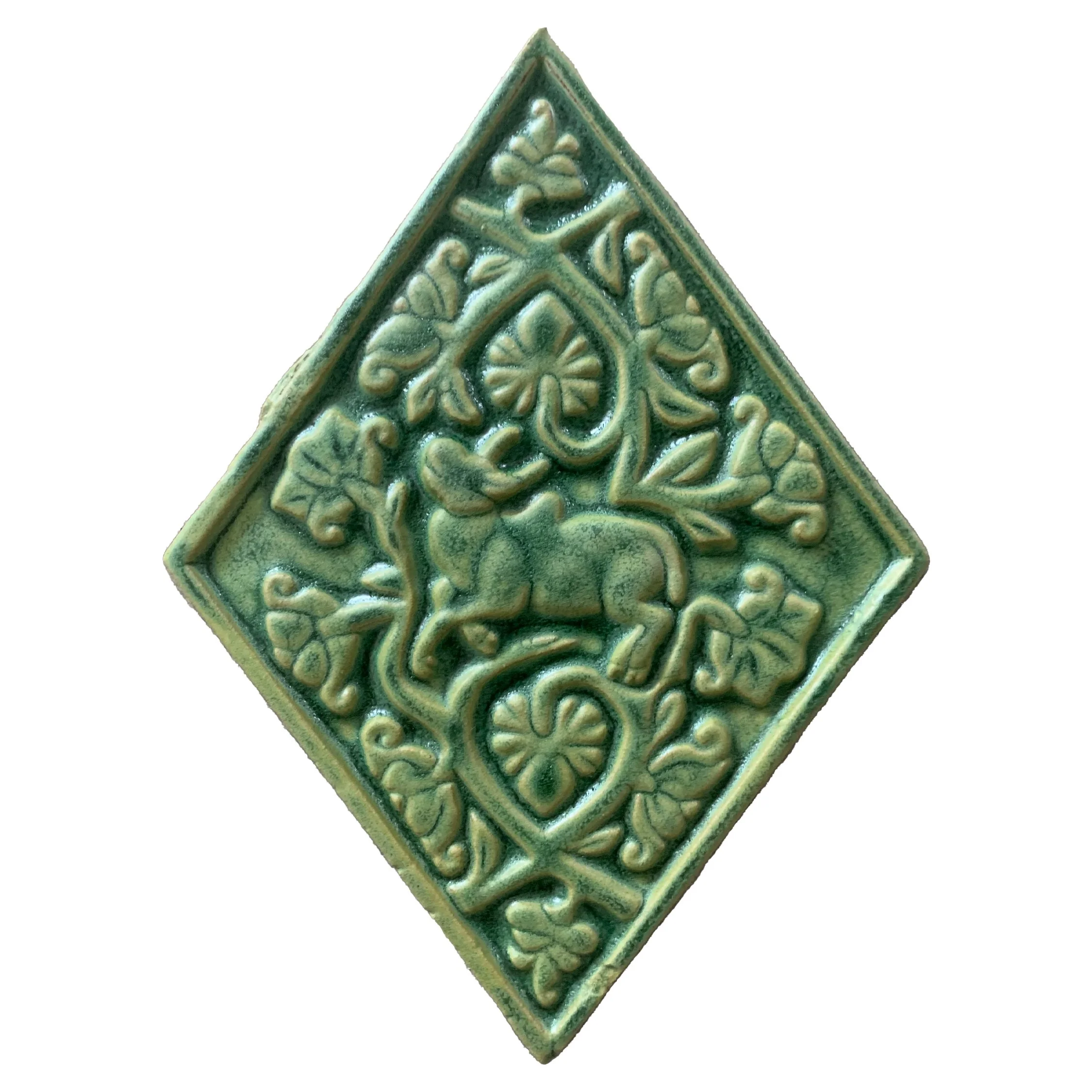 212-Oxen Diamond-Evergreen (1 tile)