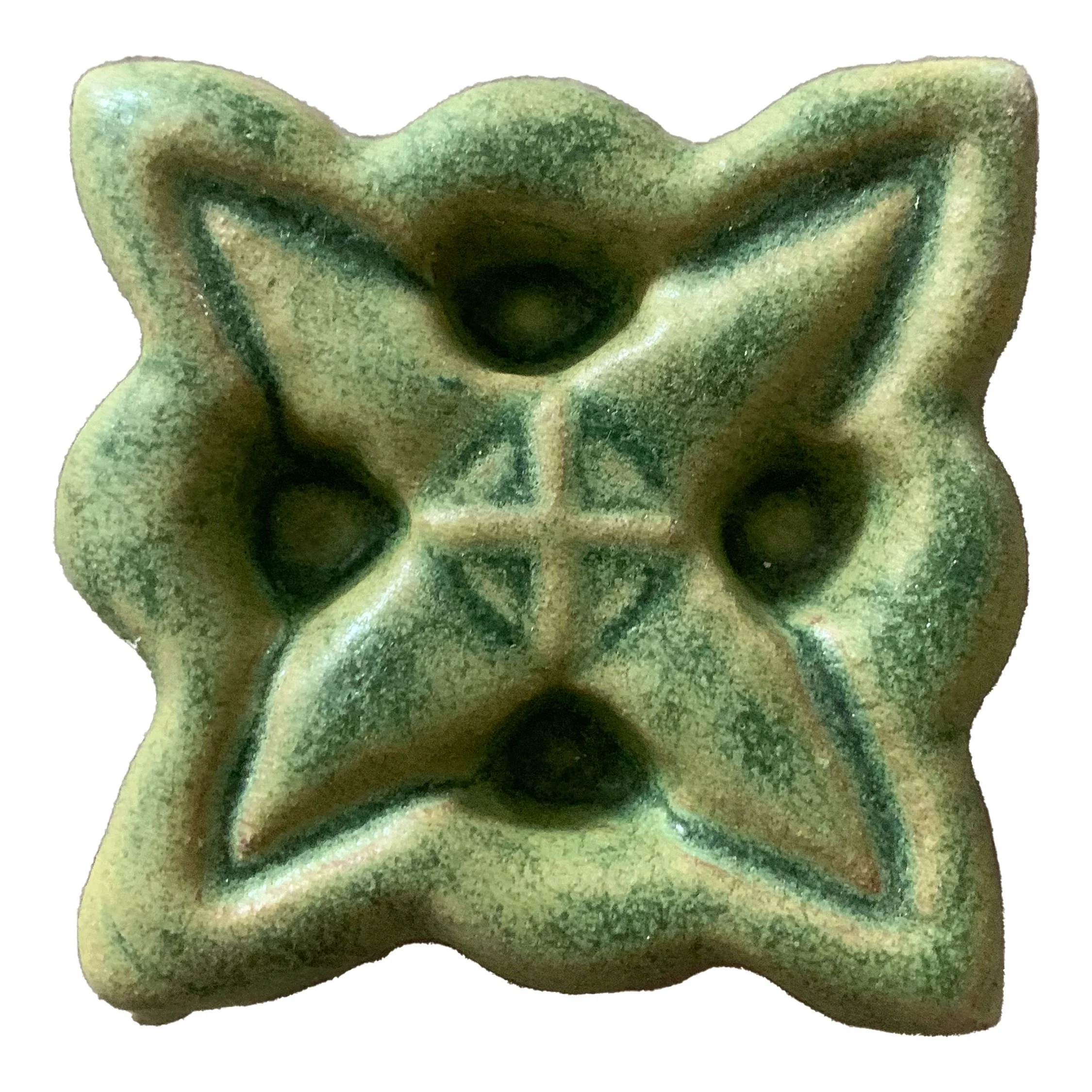 INA-Angers Octagon Insert-Evergreen - Lot: (5 tiles)