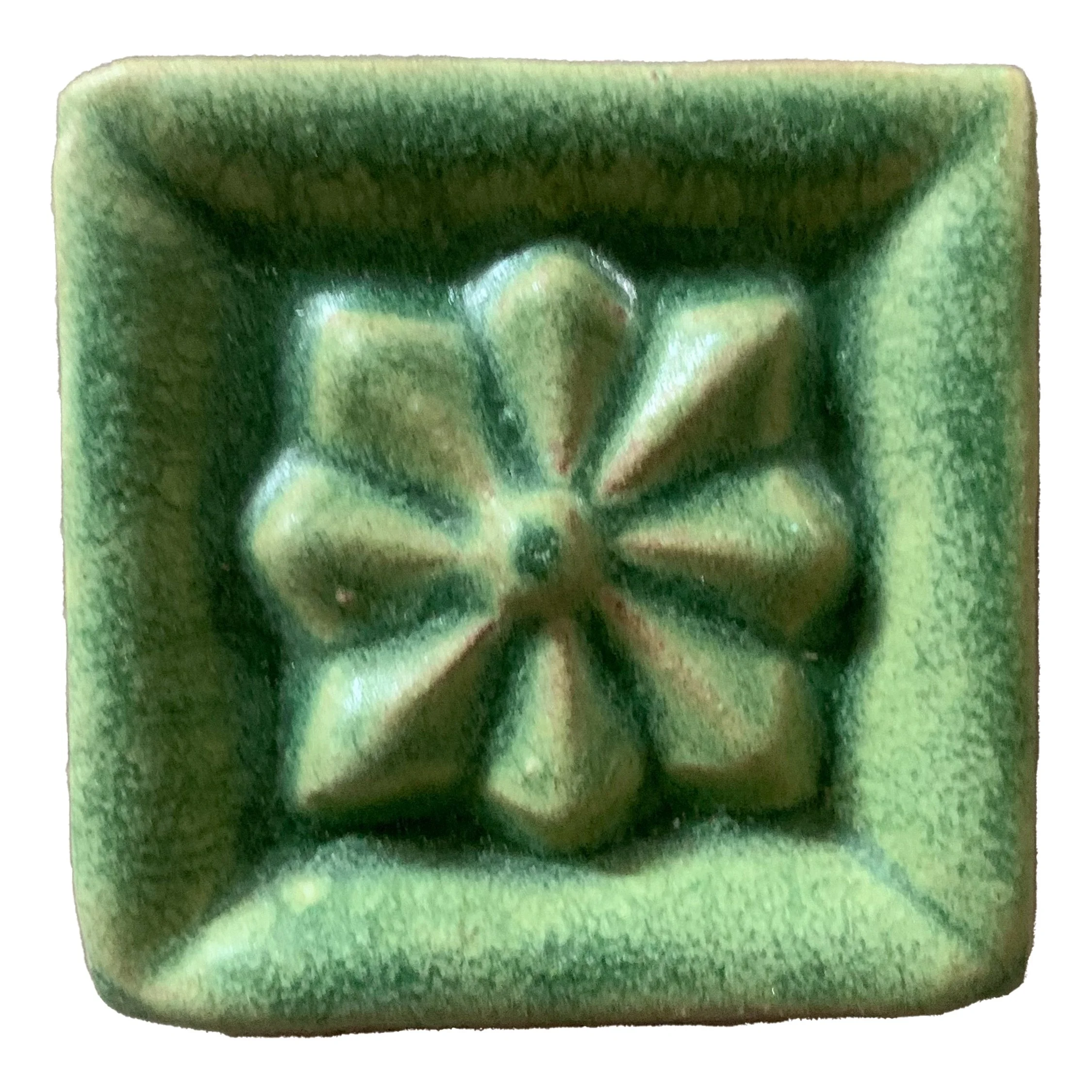 INE-Villandry Octagon Insert-Evergreen - Lot: (14 tiles)