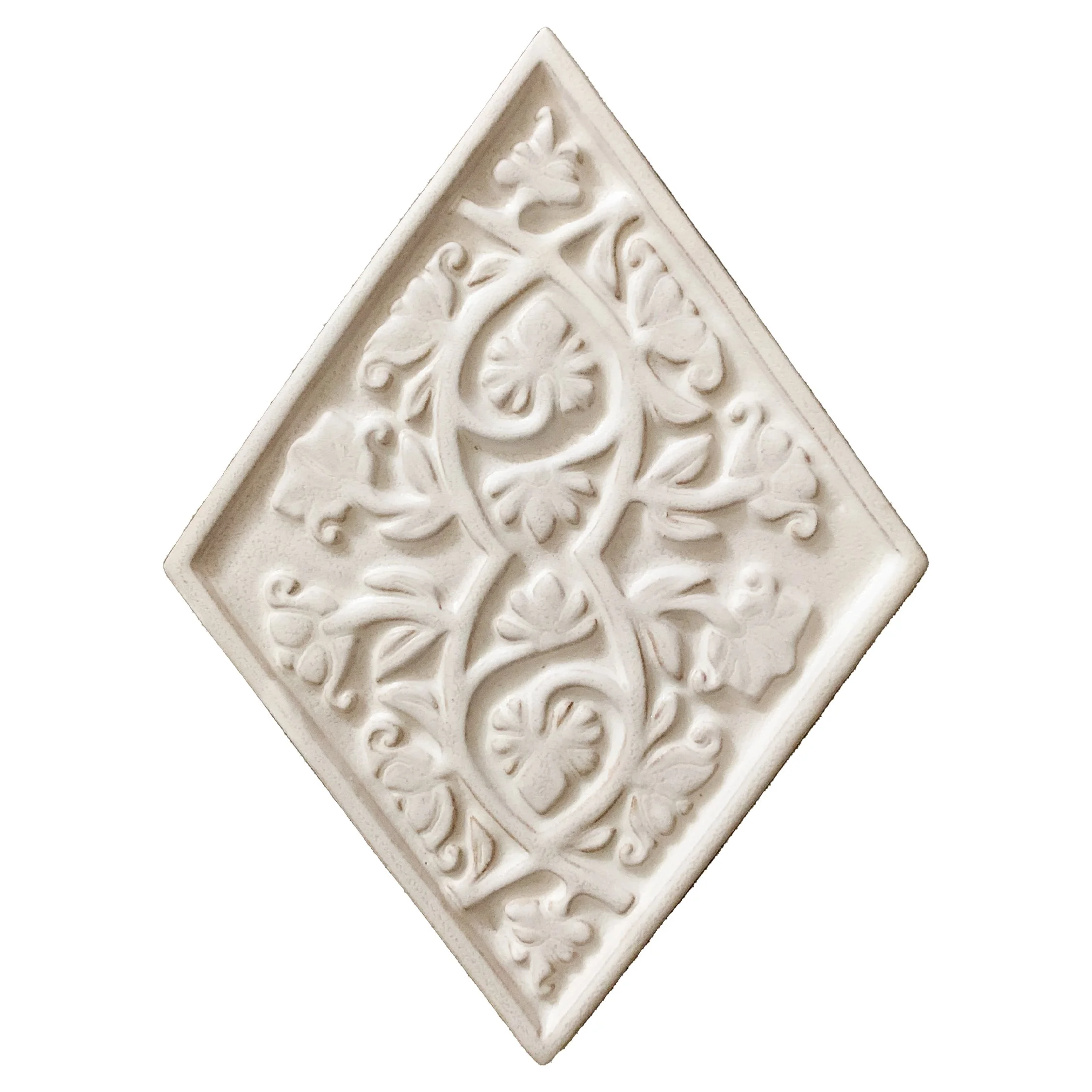 213-Decorative Diamond-White Frost - Lot: (19 tiles)