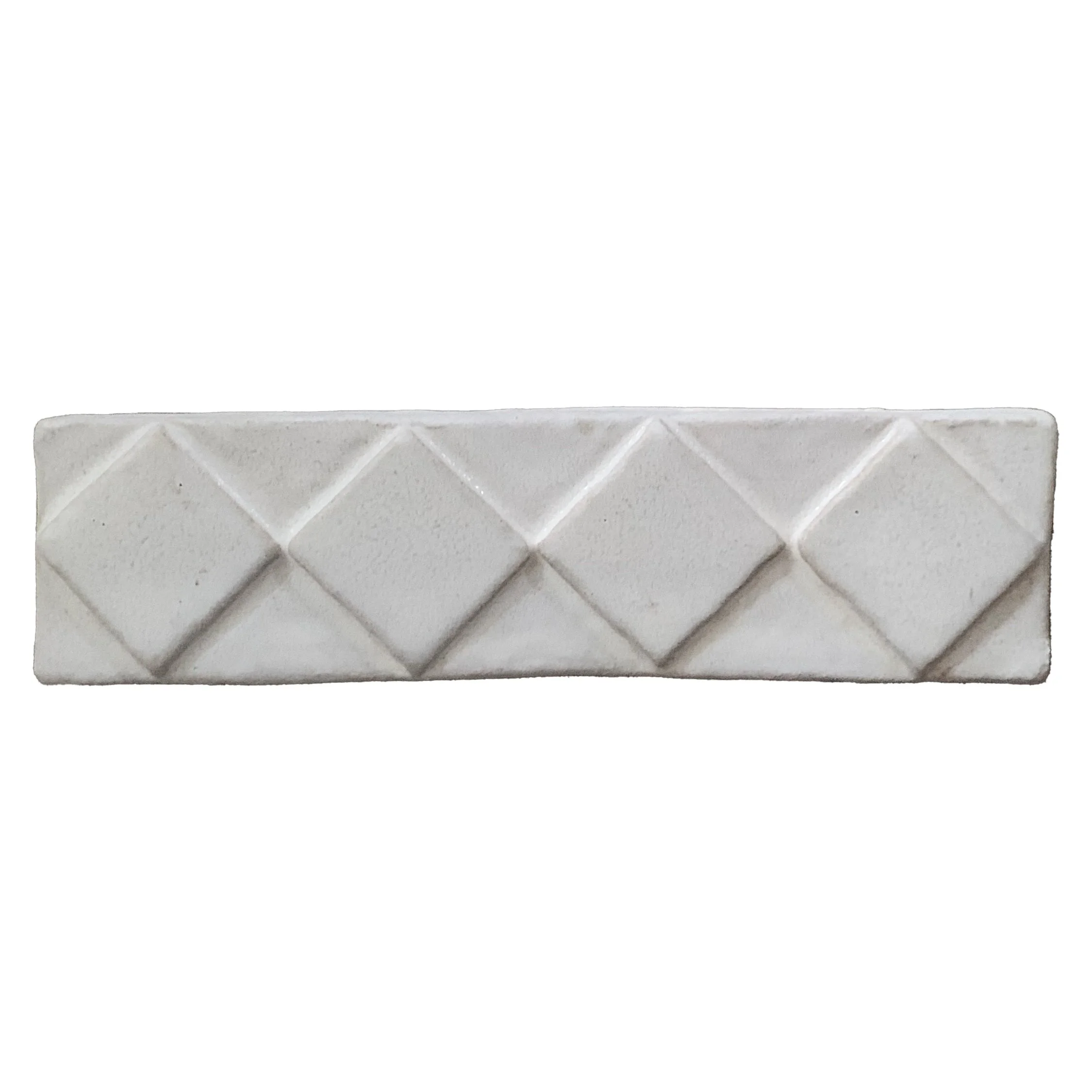 H15-Harlequin Trim-White Frost - Lot: (5 tiles)