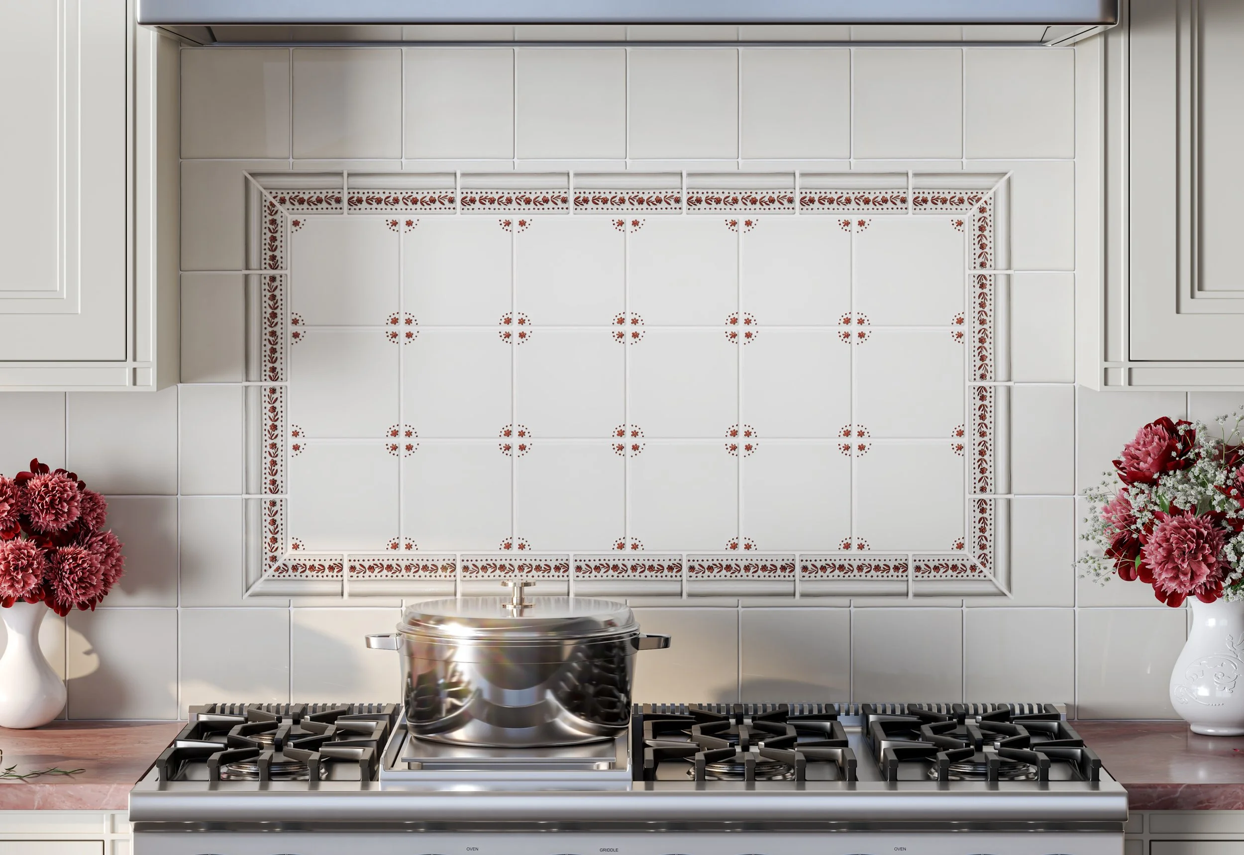 Kitchen Backsplash-6x6 Handmade Tile-Nabby-Soft White-48 inch range panel or stove panel-kitchen tile interior copy 5.jpg