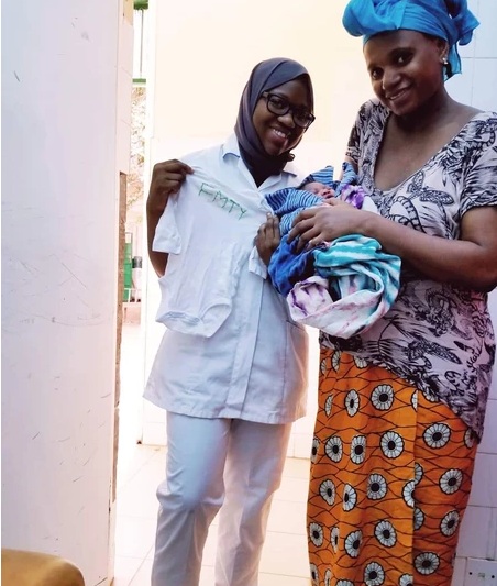  WHO WILL GET YOUR DONATIONS?  Giving FMTY onesies that were donated from the University of St. Thomas to mothers before they were discharged from the hospital. Many women will come to the hospital for labor without clothing for the child and will le