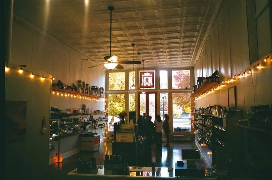 Inside the store at McLeod Organics