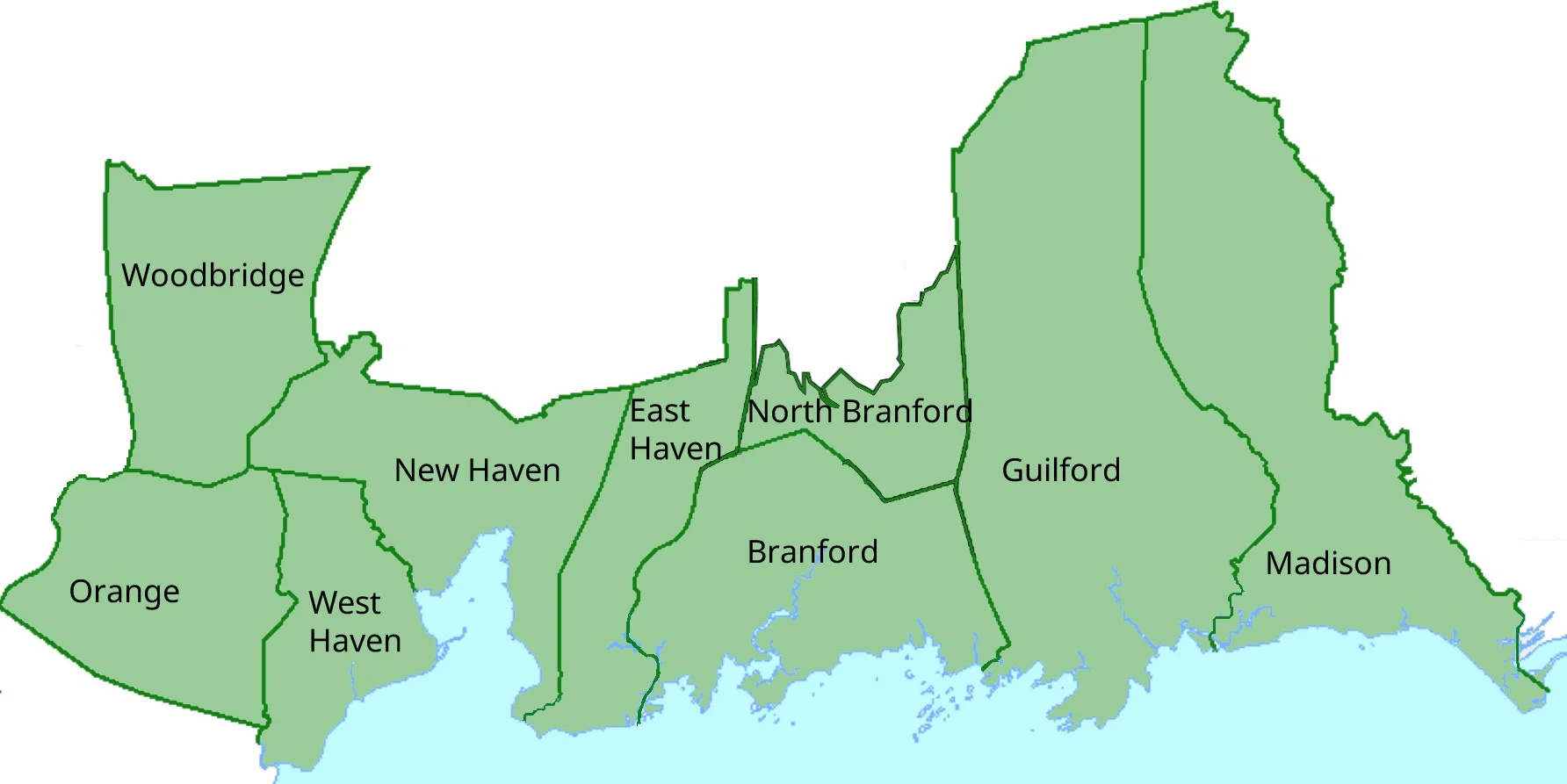 Menunkatuck chapter territory