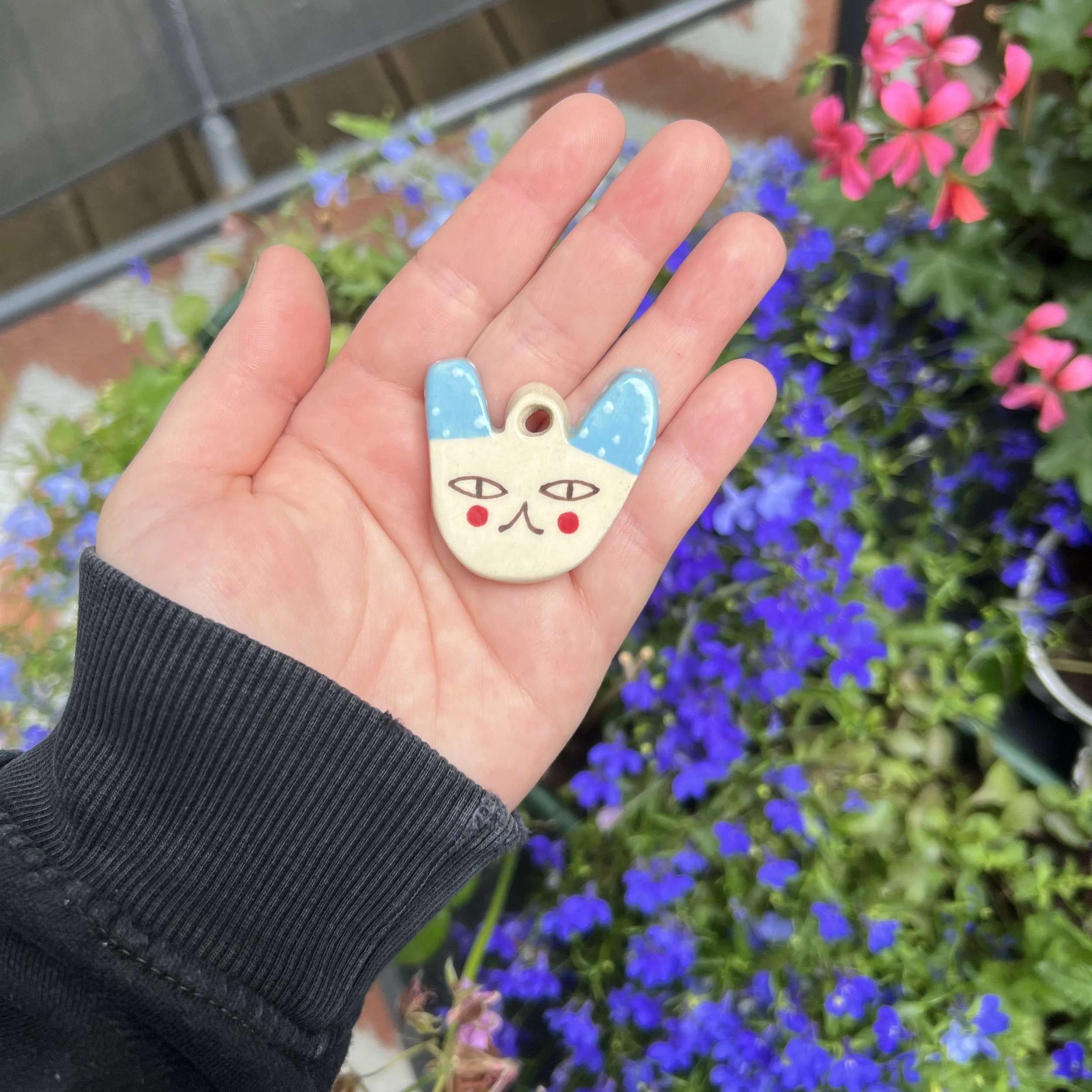 Blue Bunny Ornament