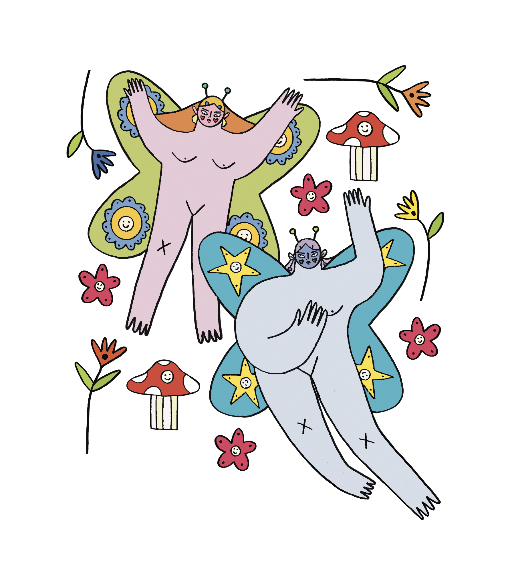 Fairies Vinyl Sticker