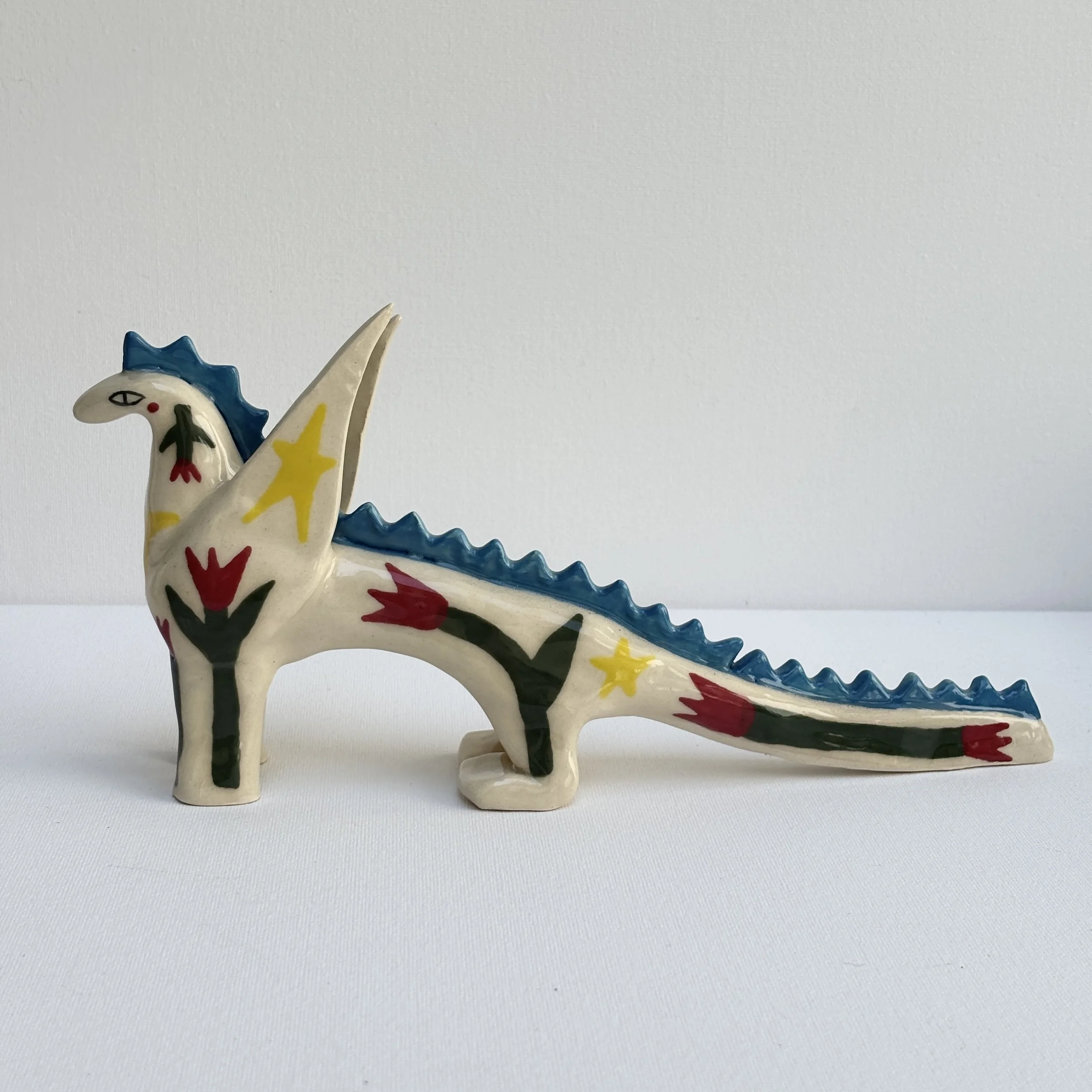 Tulip Moon Ceramic Dragon