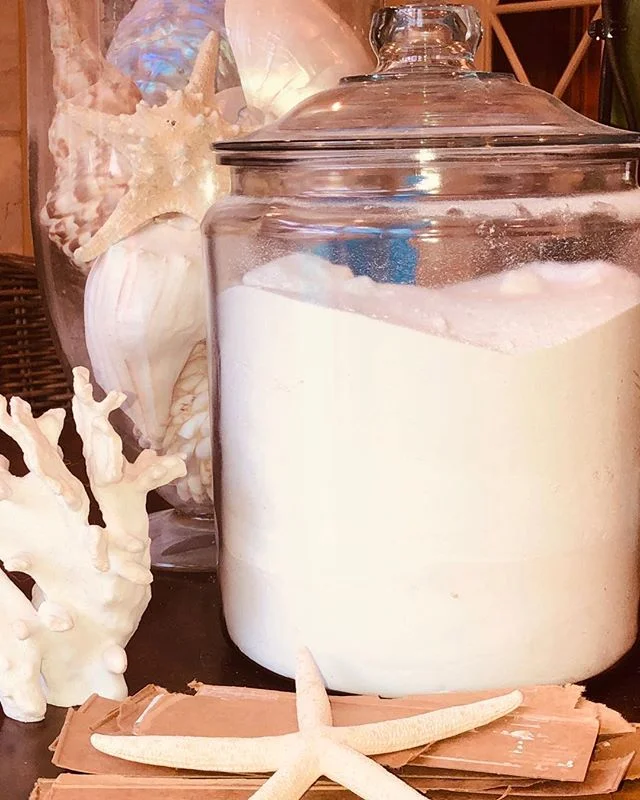 It&rsquo;s a good feeling to proudly display a lovely batch of homemade plastic free laundry detergent with beautiful repurposed scoop &amp; cardboard leftovers to creatively repurpose. Many craft choices &amp; plans for the scraps  such as a no enve