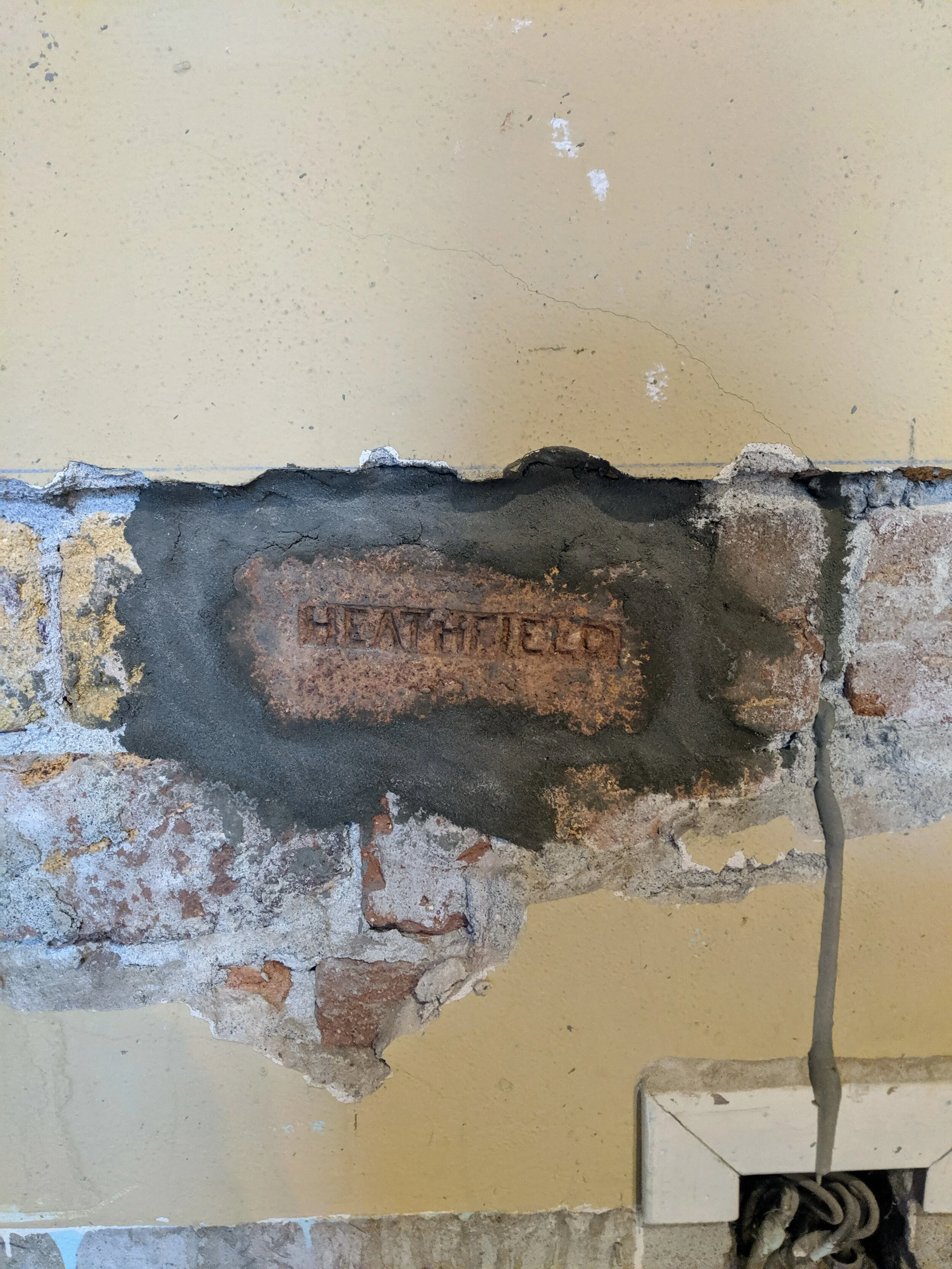  Grout work, learned by Mountain Construction specifically for our building. 