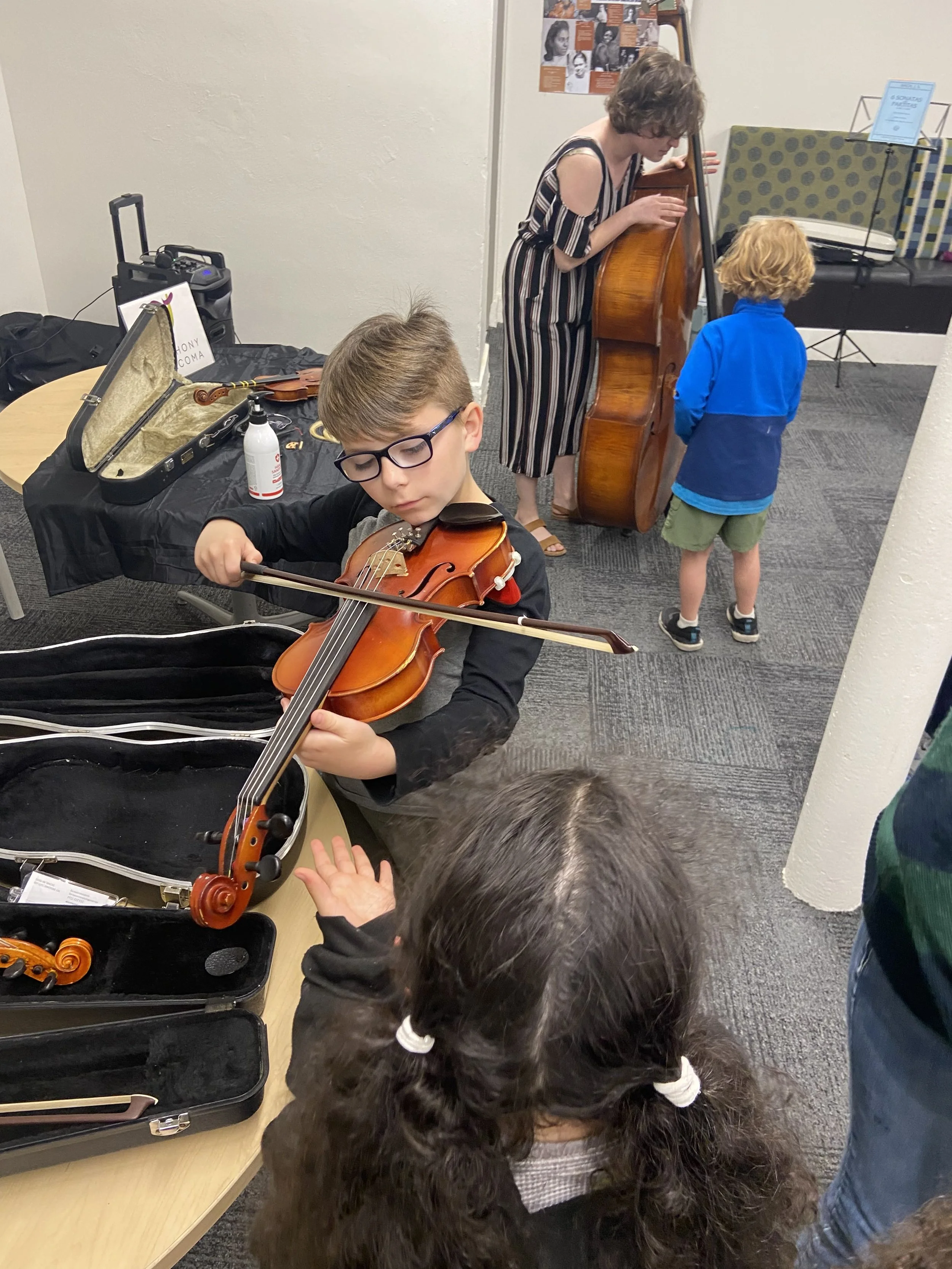 Bryant STEAM Night with The Tacoma Youth Symphony! 