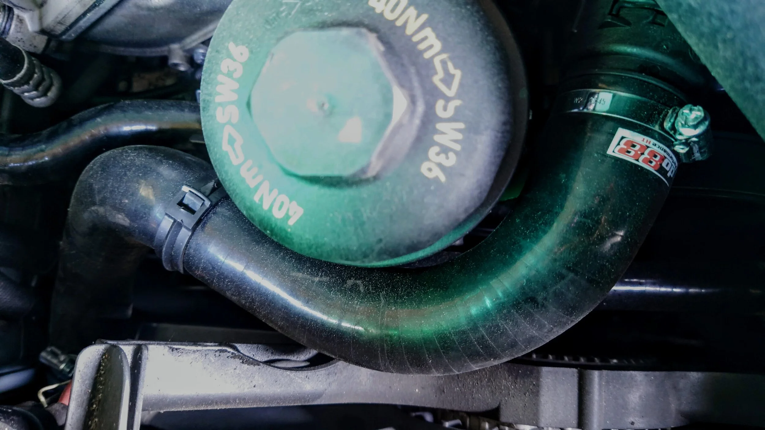 BMW M3 E90 E92 COOLANT HOSES installed, article nr: do88-kit94S ...