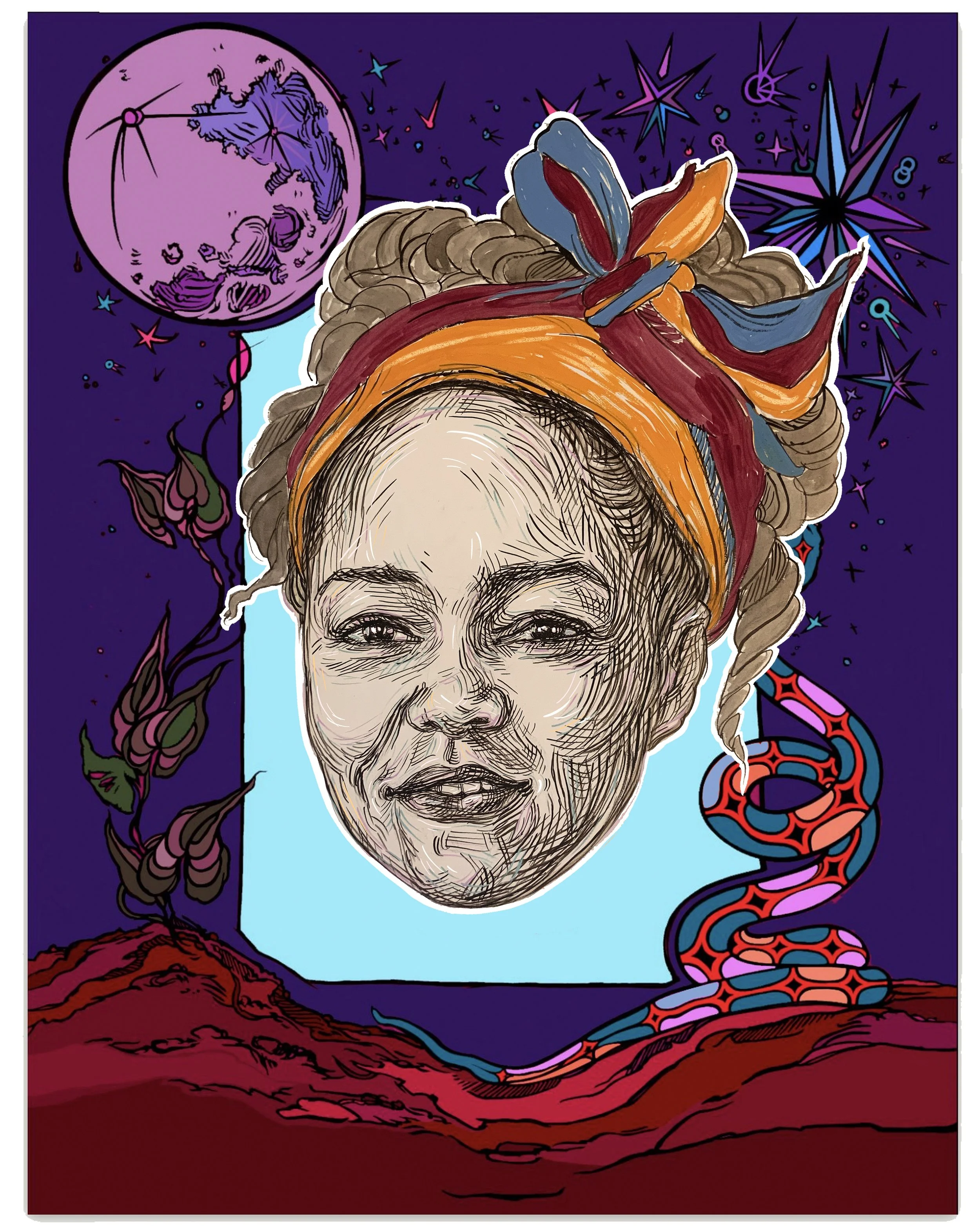 Arlette 4 sisters purples.jpg