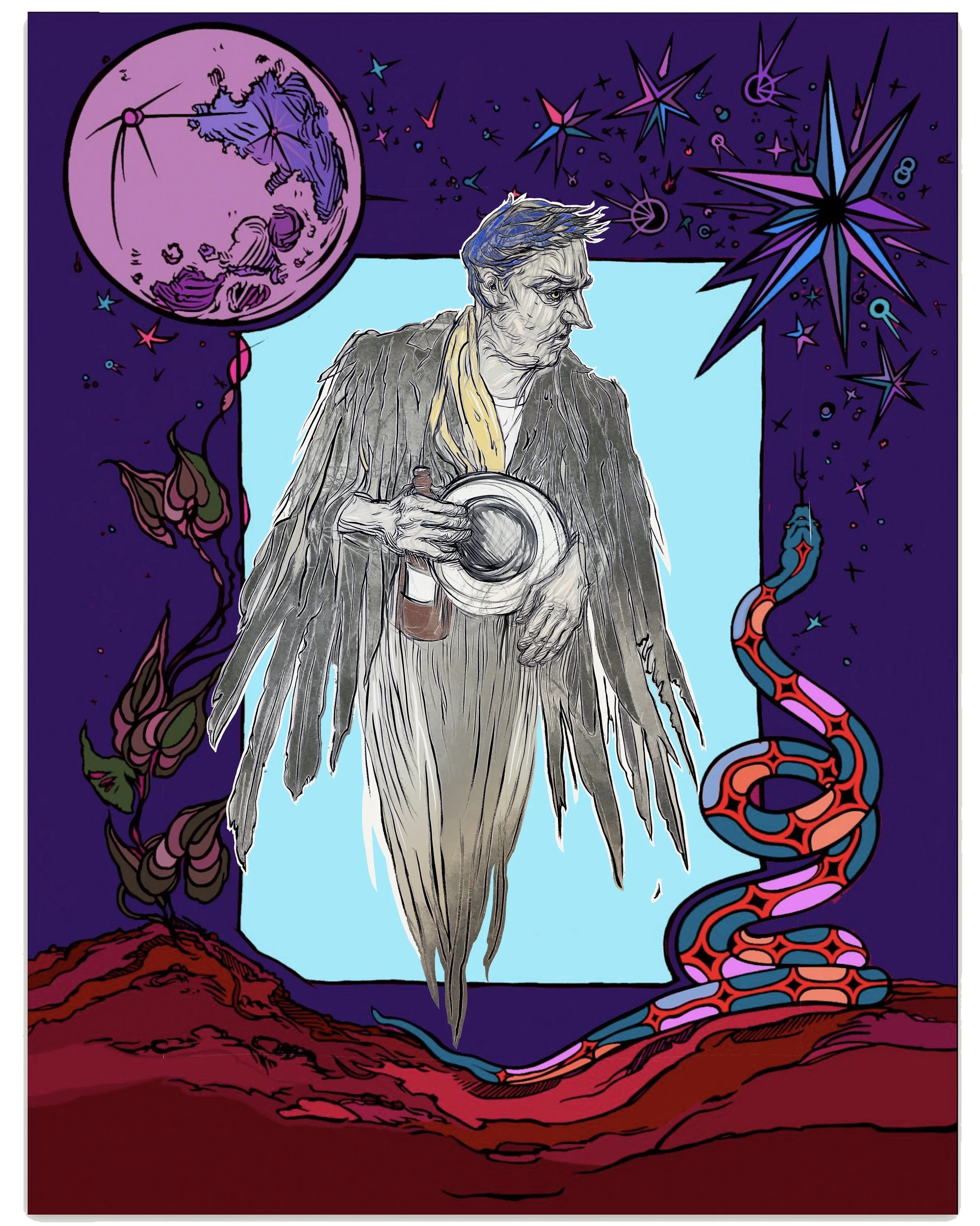 Hawk Man 4 sisters purples.jpg