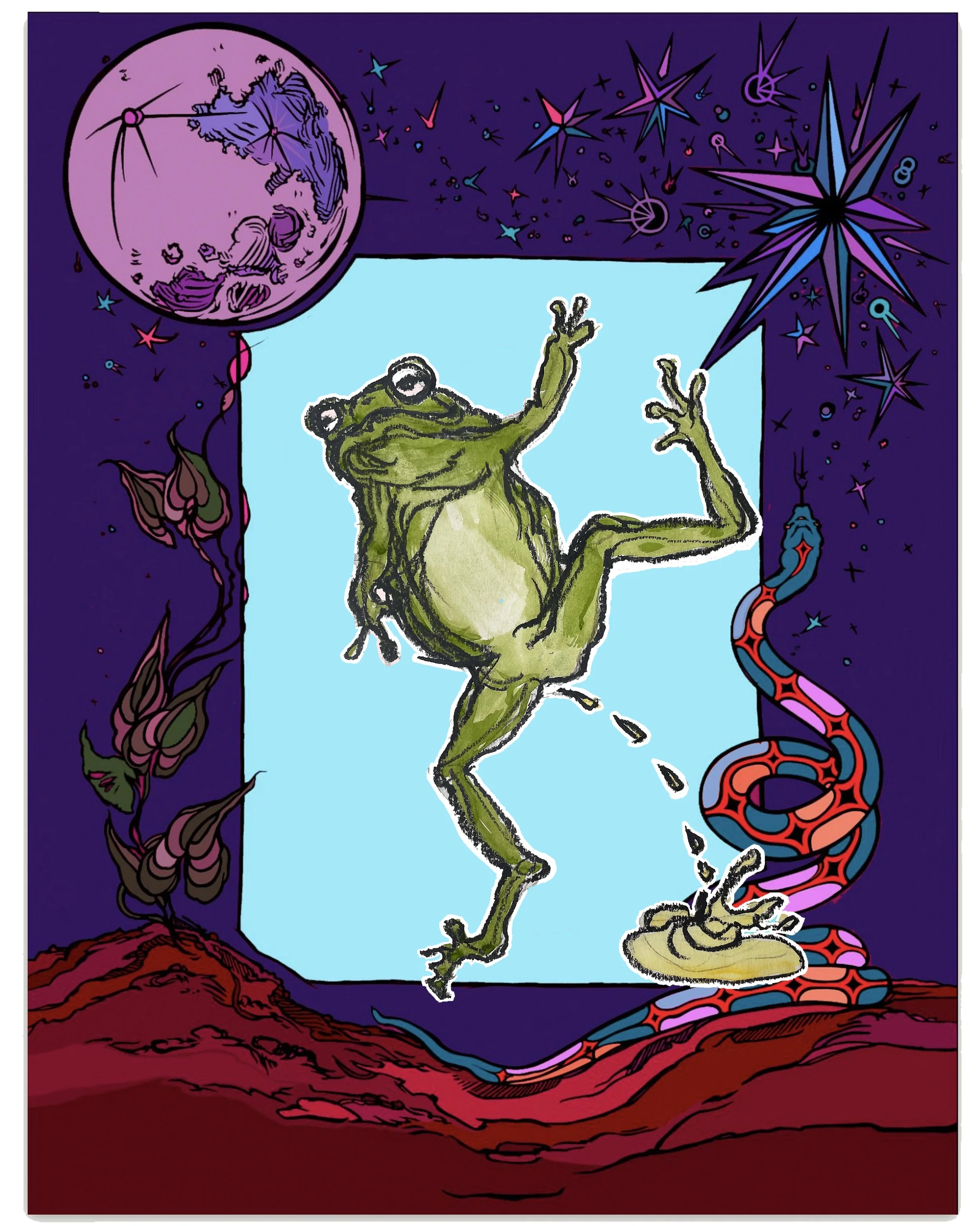 Tree Frog Pee 4 sisters purples.jpg