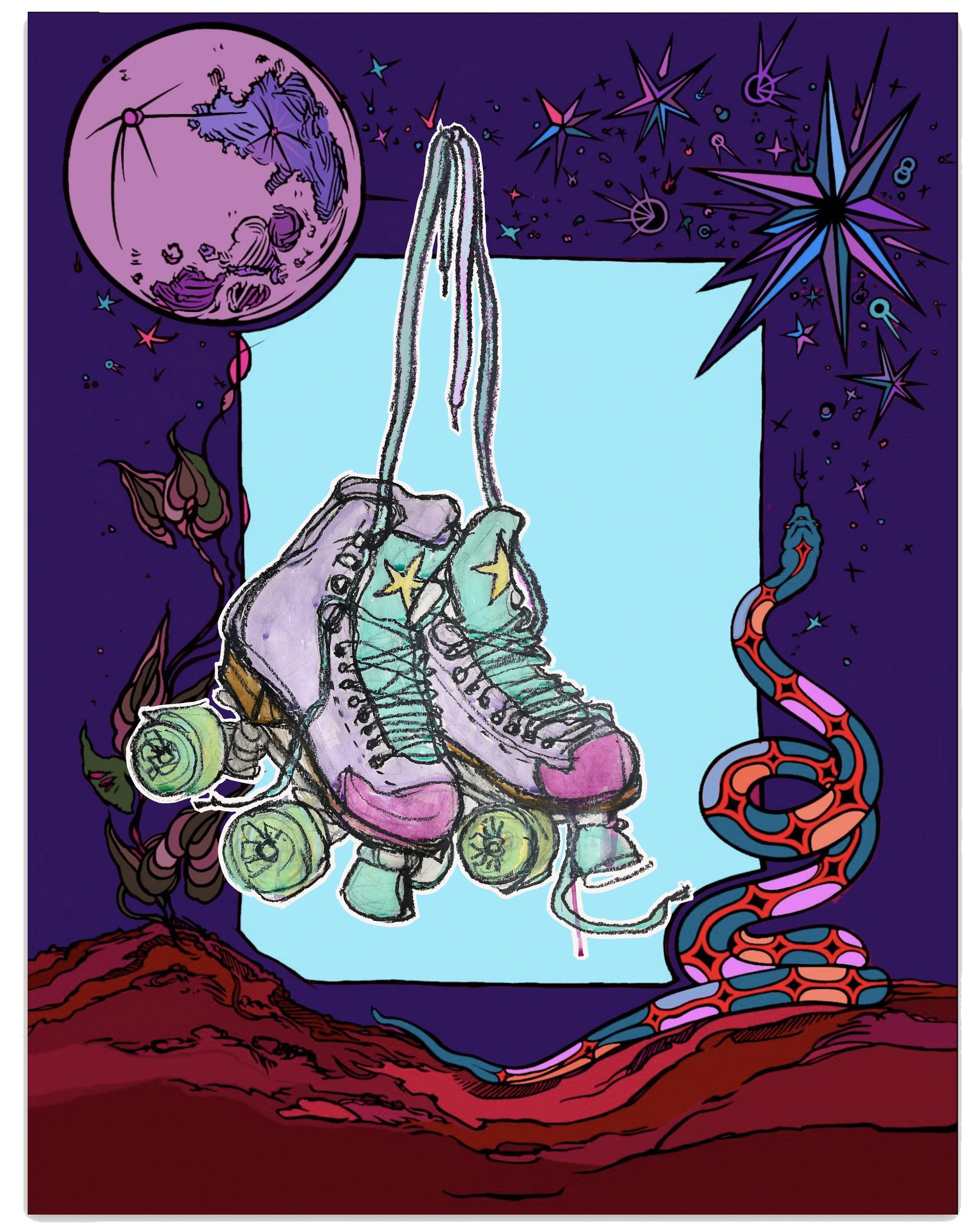 Bell's Skates 4 sisters purples.jpg