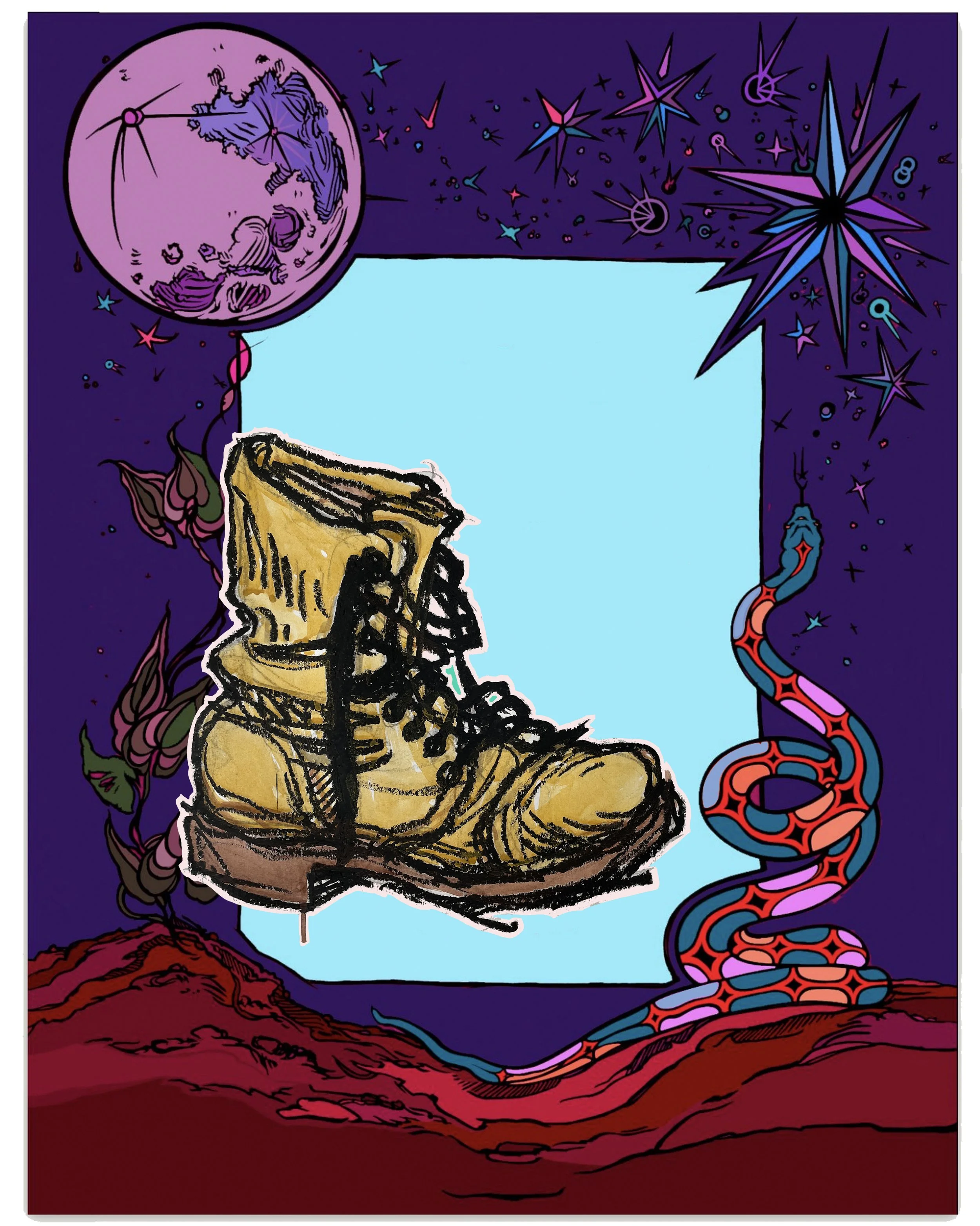 Boot (needs fly) 4 sisters purples.jpg