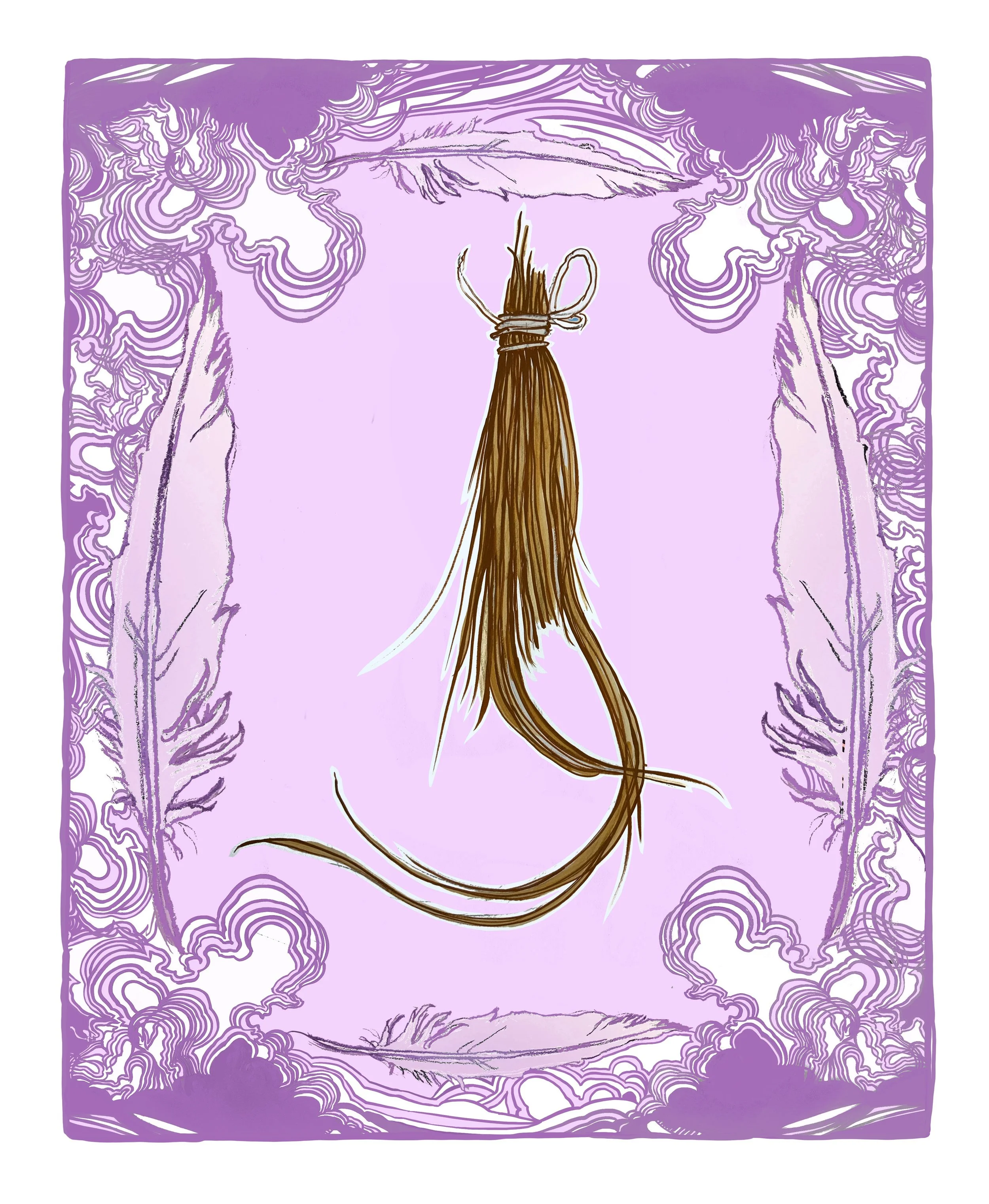 Chestnut Mane Pink cloudy border.jpg