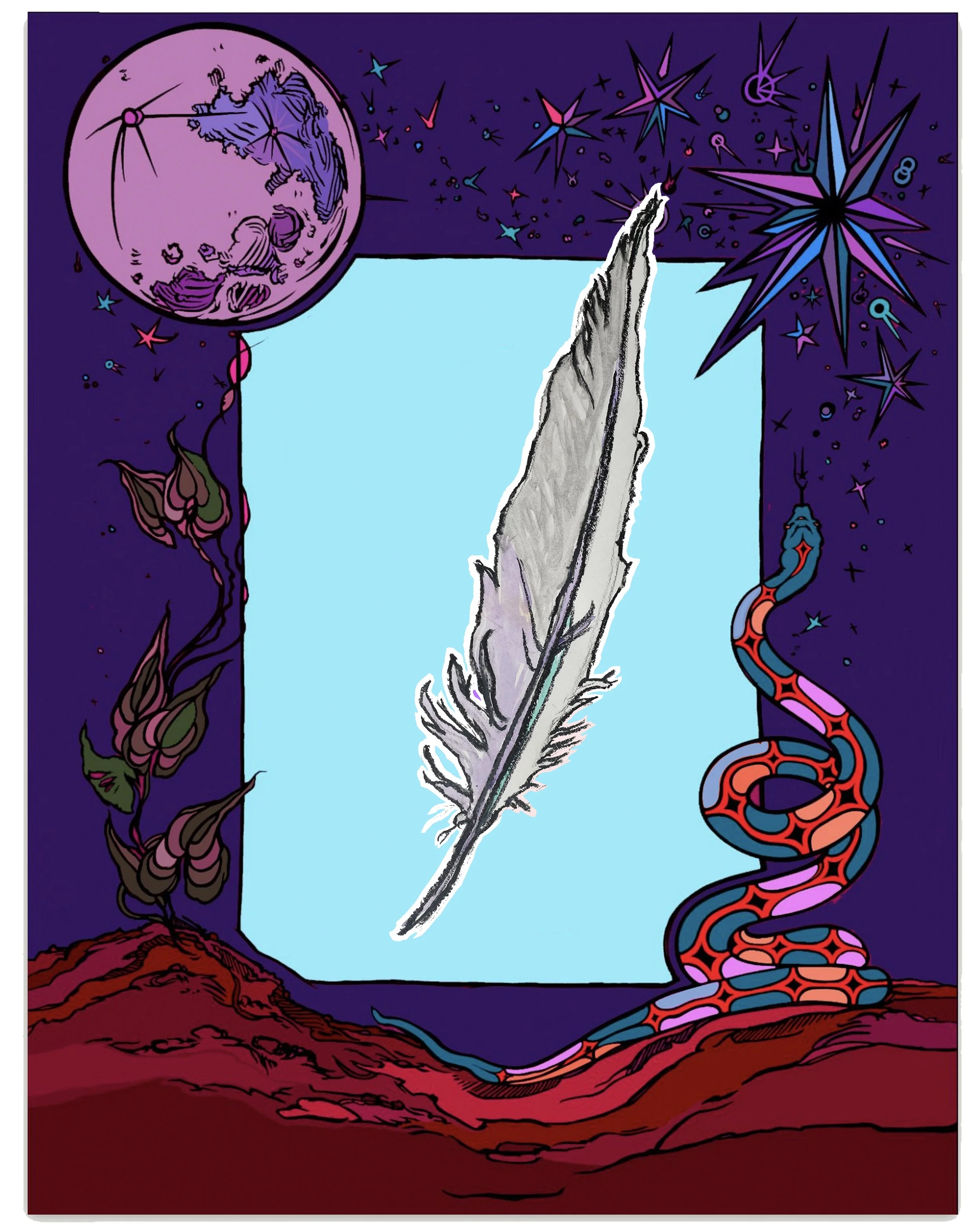 Feather 4 sisters purples.jpg