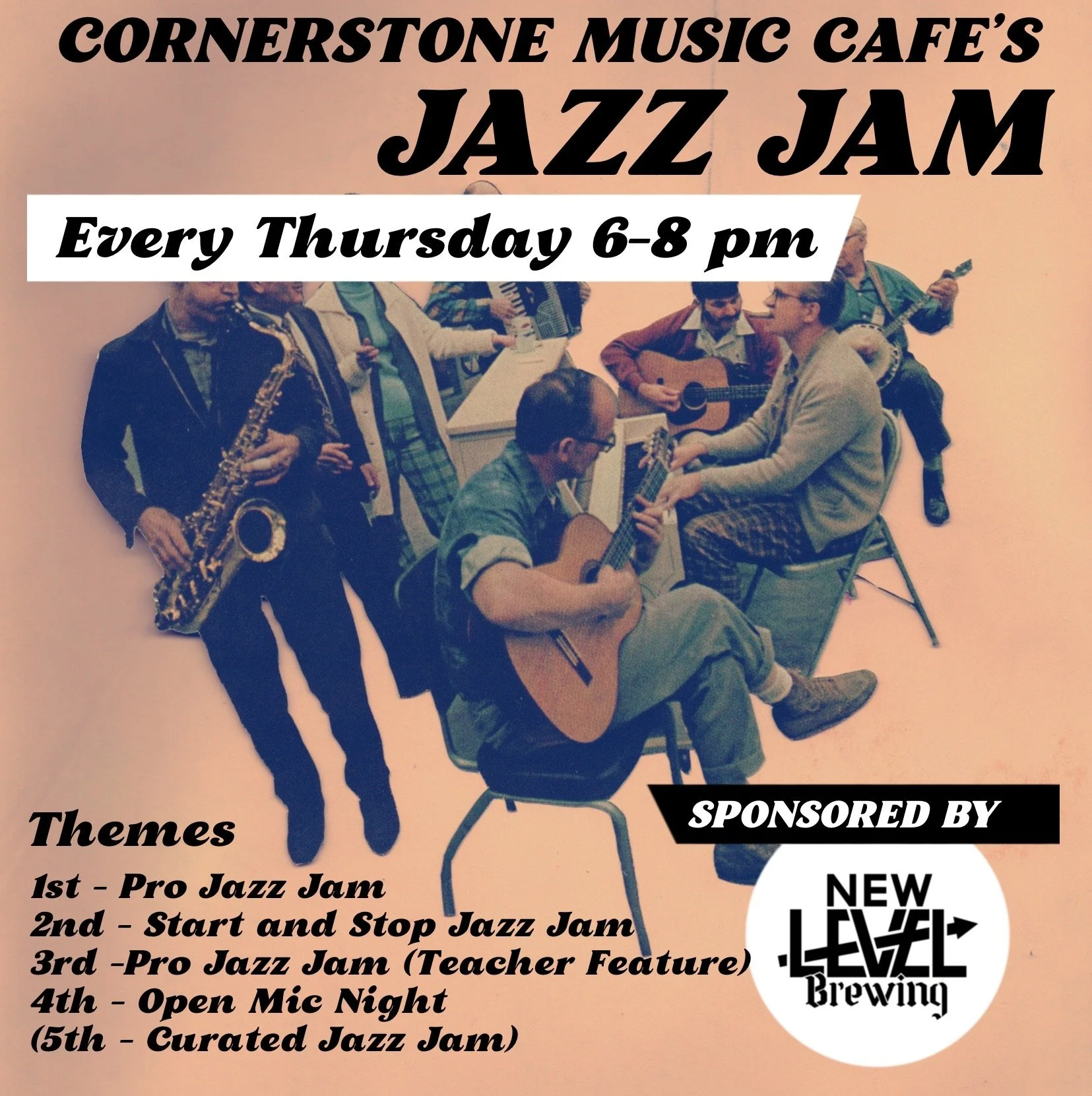 Start and Stop Jazz Jam at Cornerstone Music Cafe