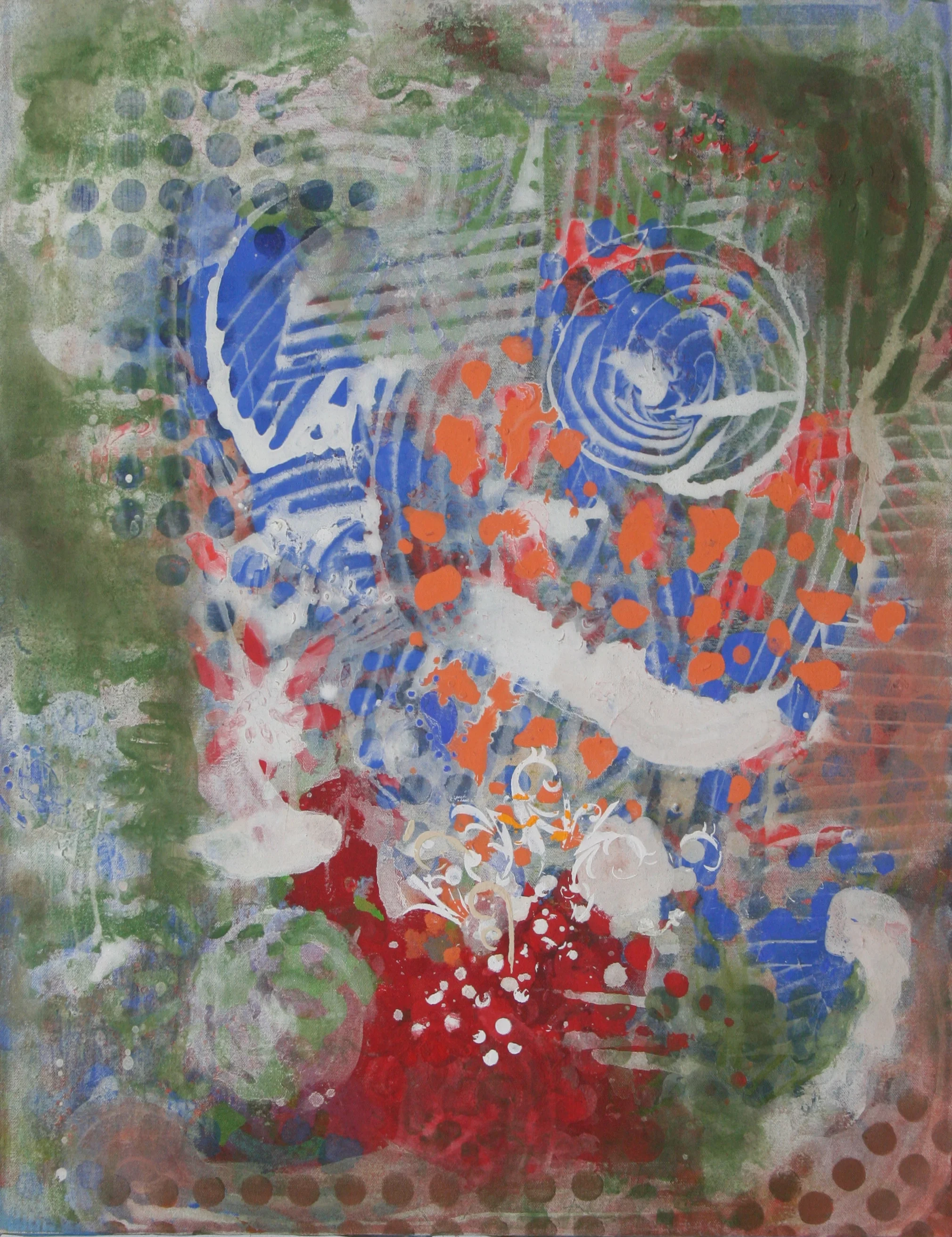   Little Kingfisher,  2012, acrylic/canvas, 26” x 20” (private collection) 