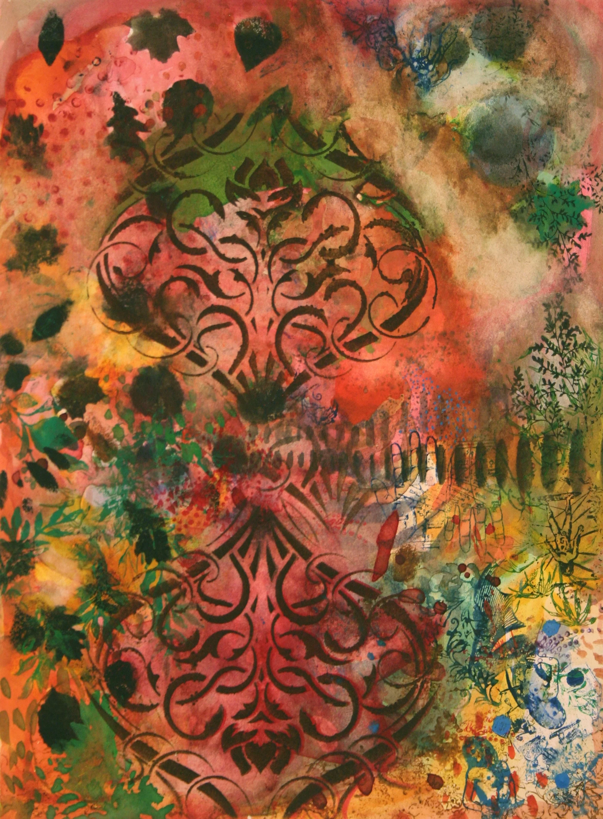   Notes From The Edge Of The World #62 , 2011, Watercolor, 16” x 12” (available) 