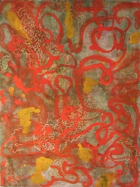   Coral Series #13 , 2006, 56” x 42”, acrylic/canvas (available) 
