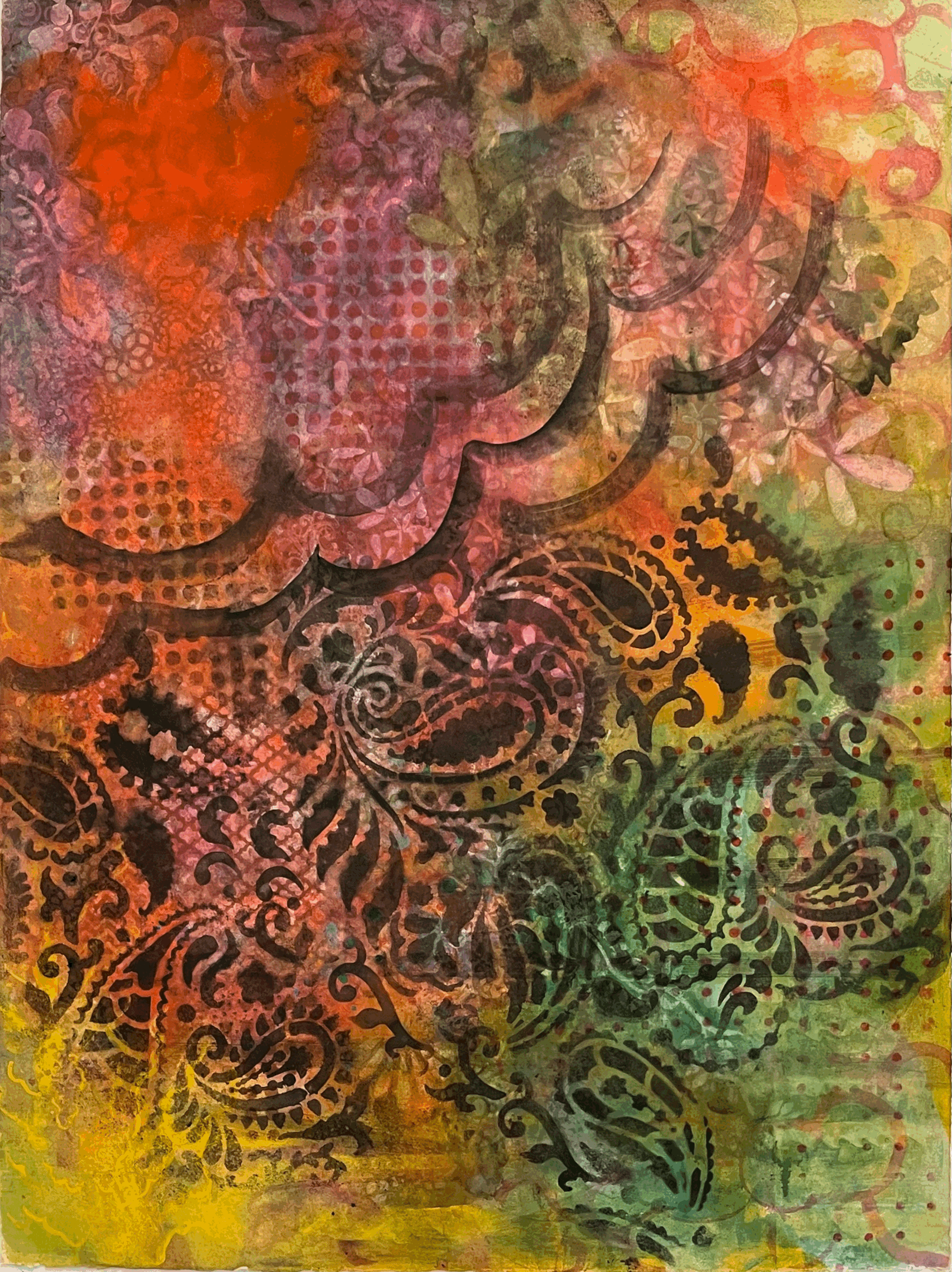   Paintbrush , 2017, Watercolor on Rives BFK, 42” x 32”   (available) 