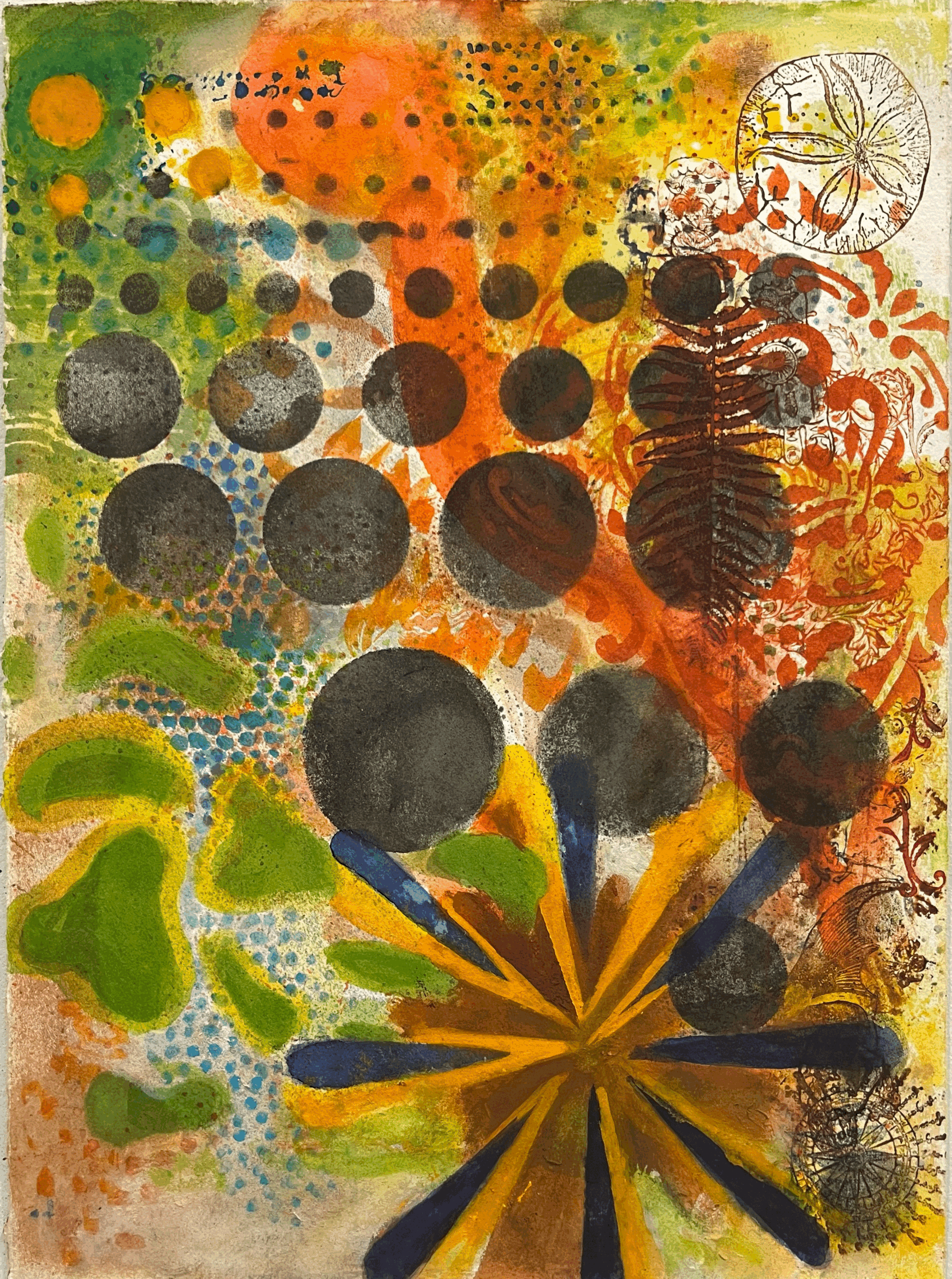   Notes from the Edge of the World # 66 , 2011, watercolor, 15“ x 11“ (available) 