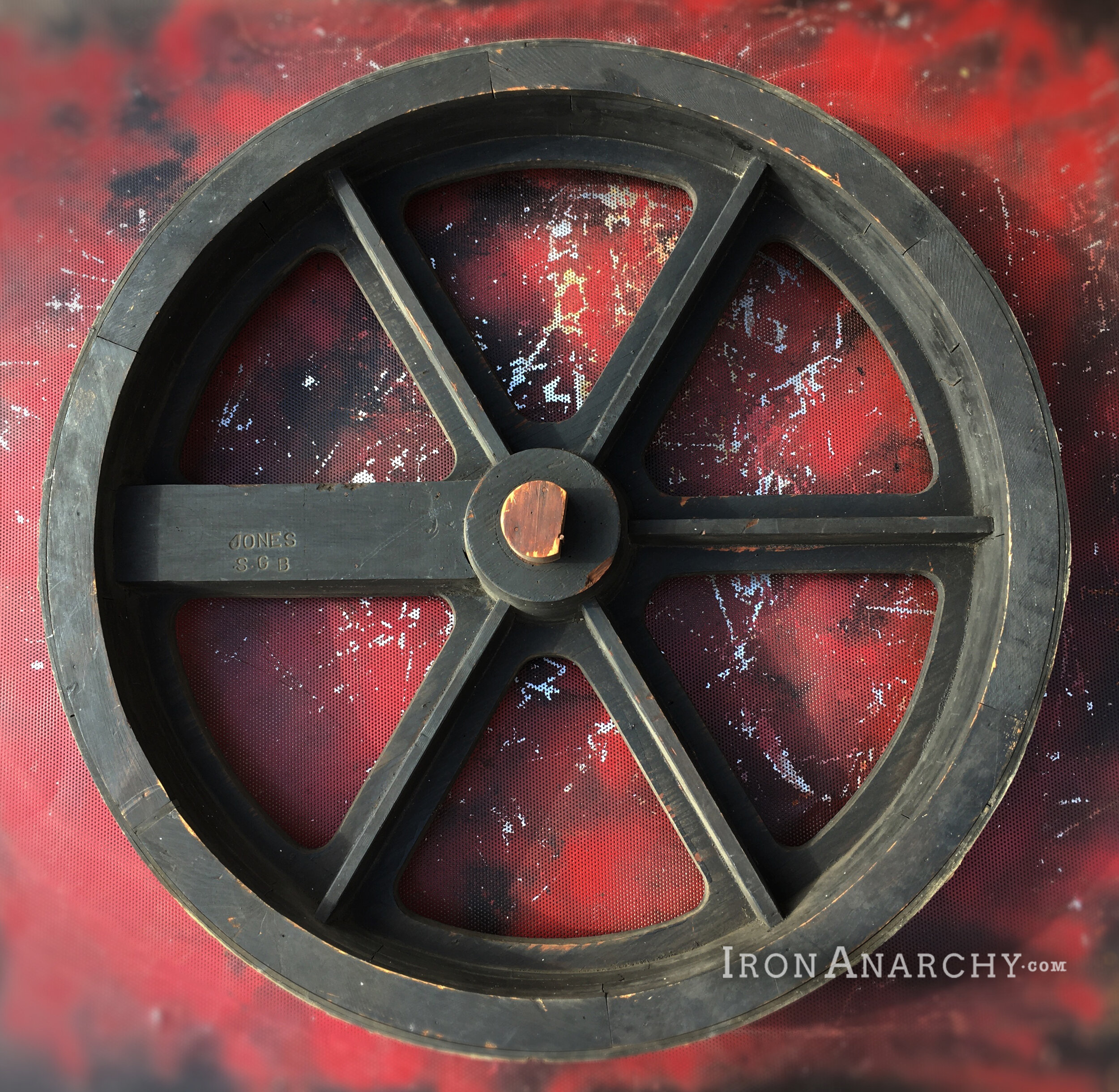 Vintage Foundry Wheel Mold Pattern