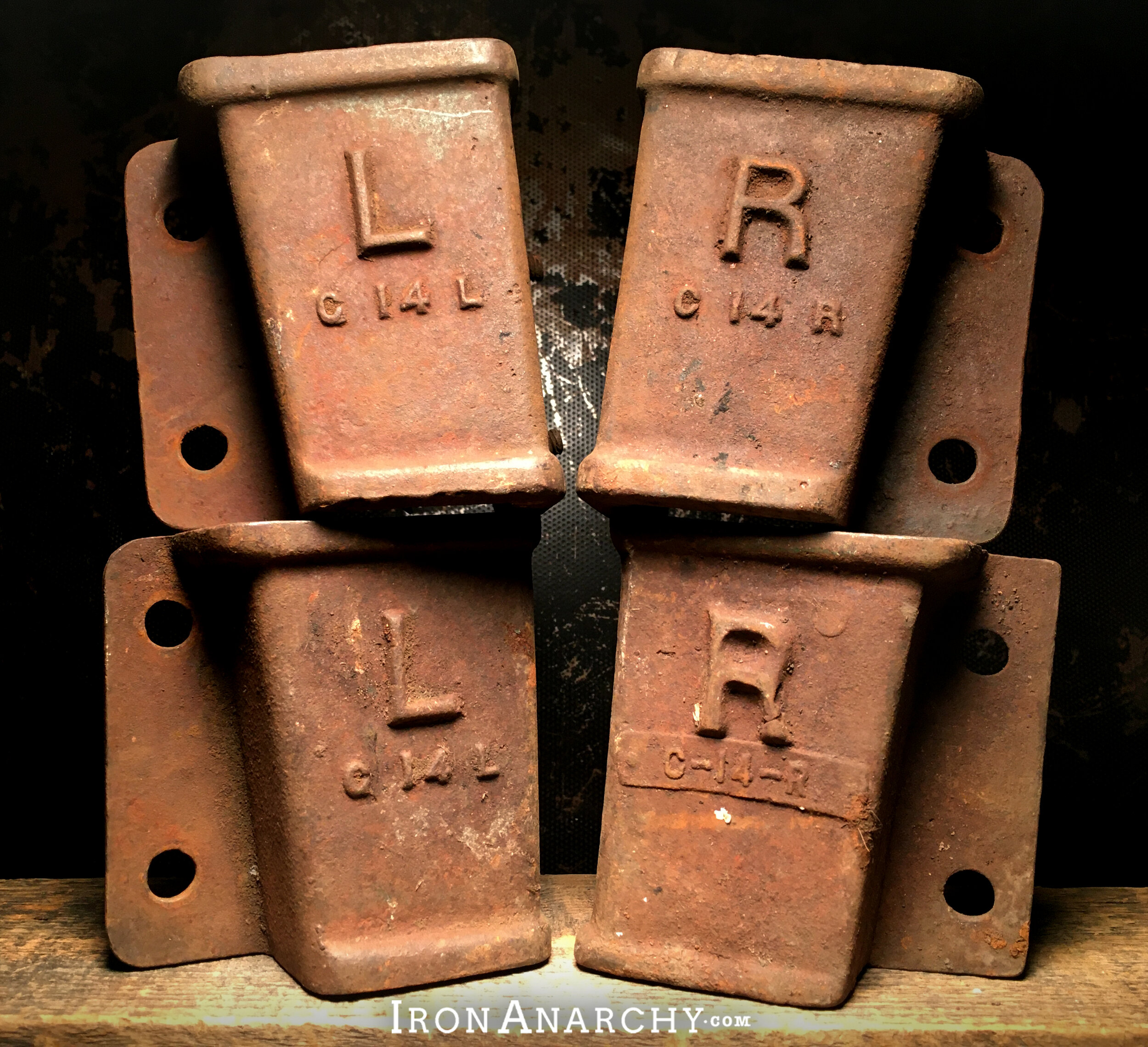 Lineberry Cart Corner Stake Brackets