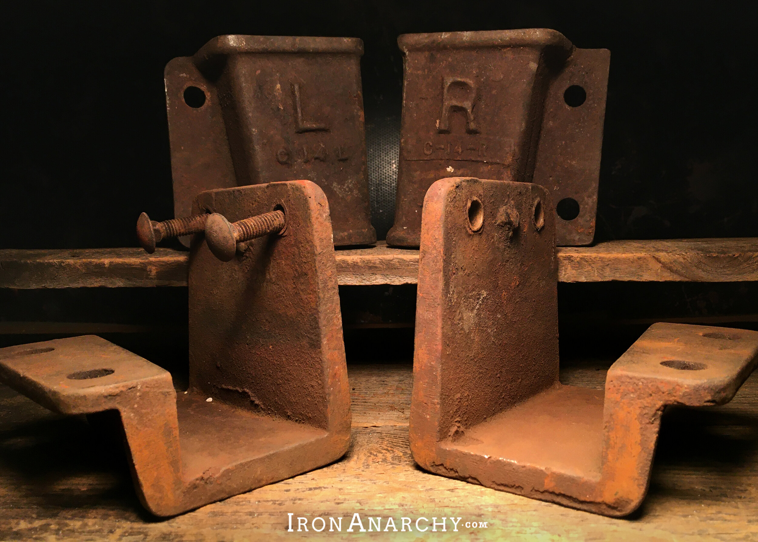 Lineberry Cart Corner Stake Brackets