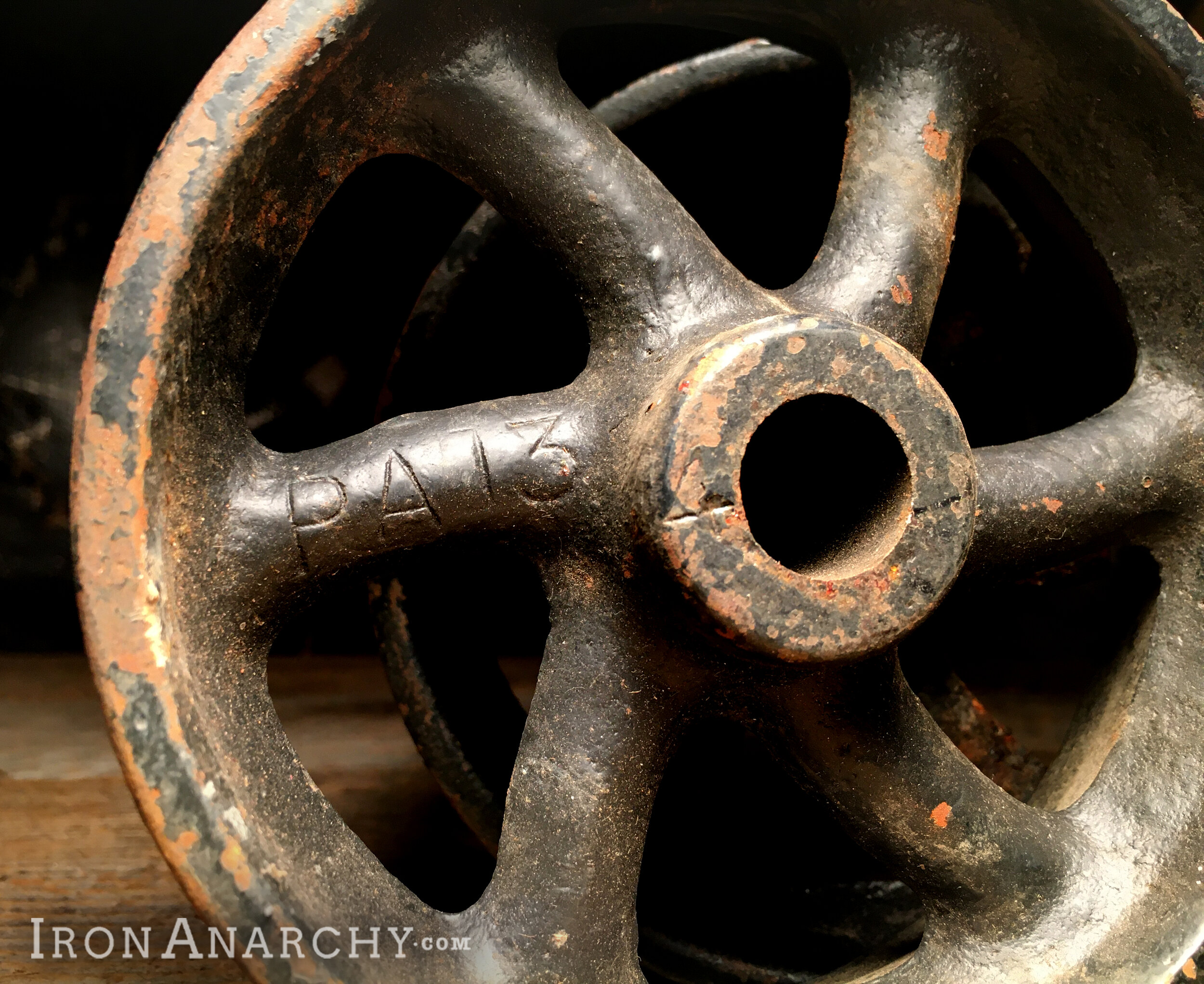 Vintage Industrial Cart Wheels