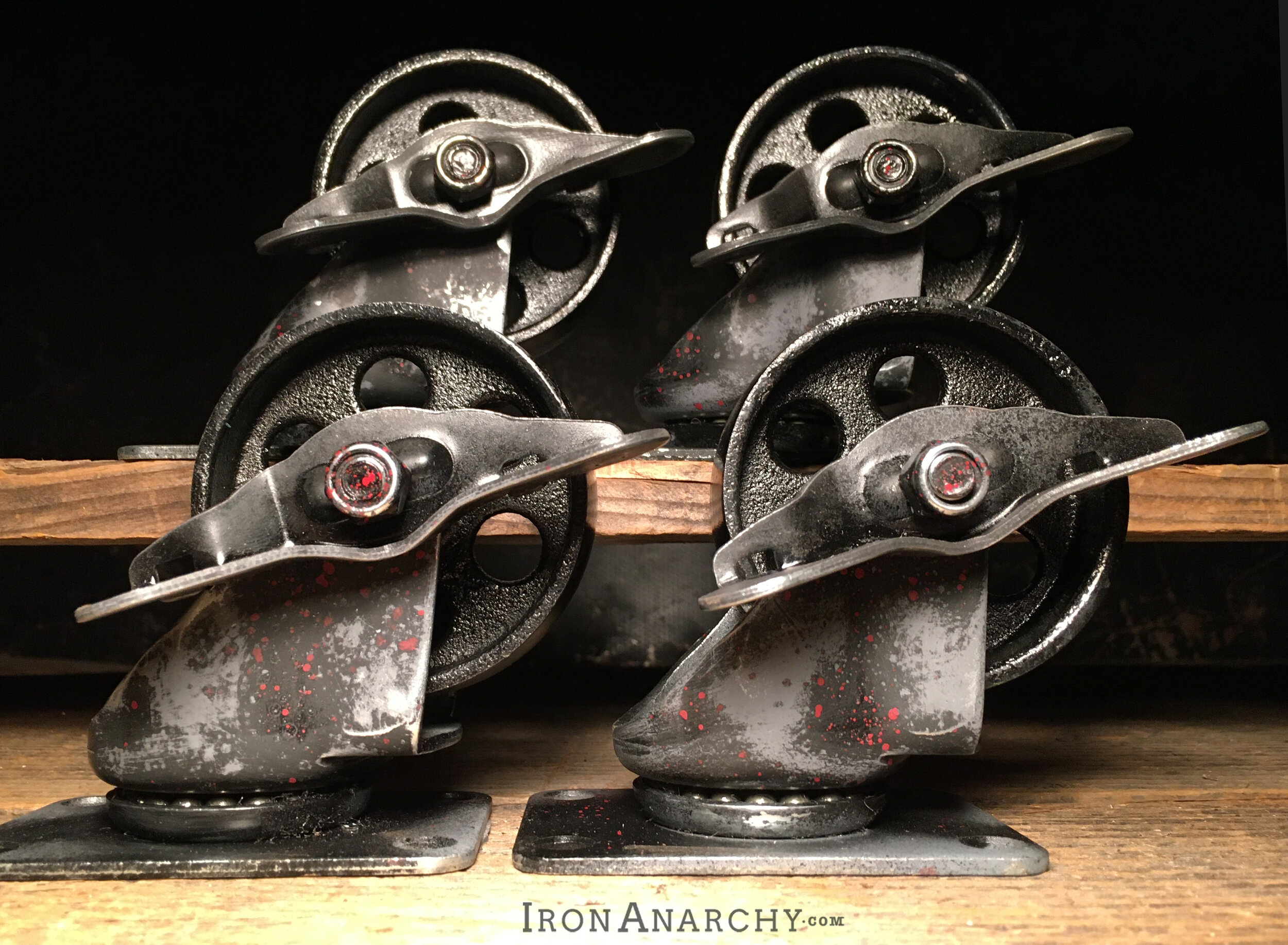 Black Casters With Locks
