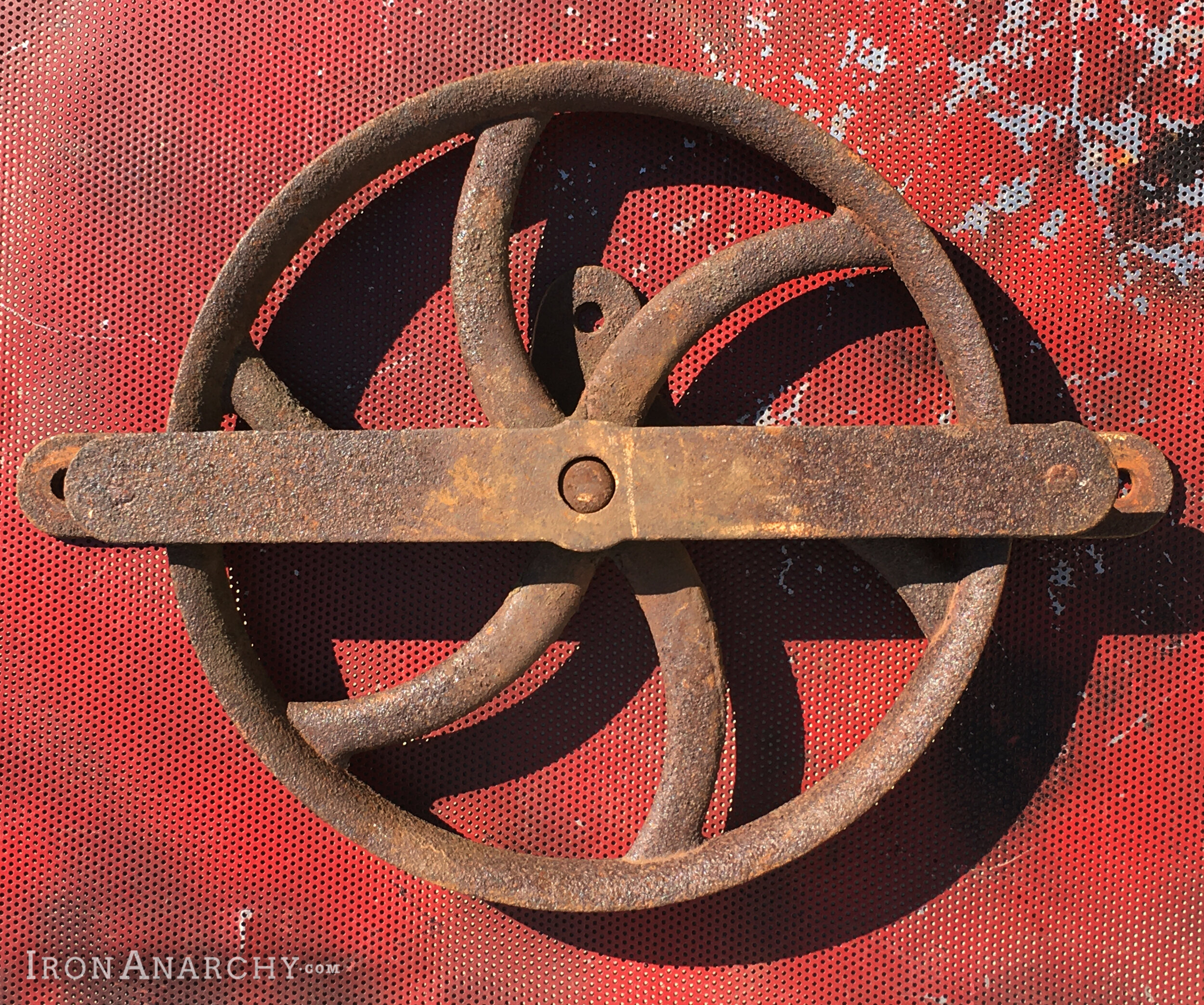 Antique Barn Pulley Wheel