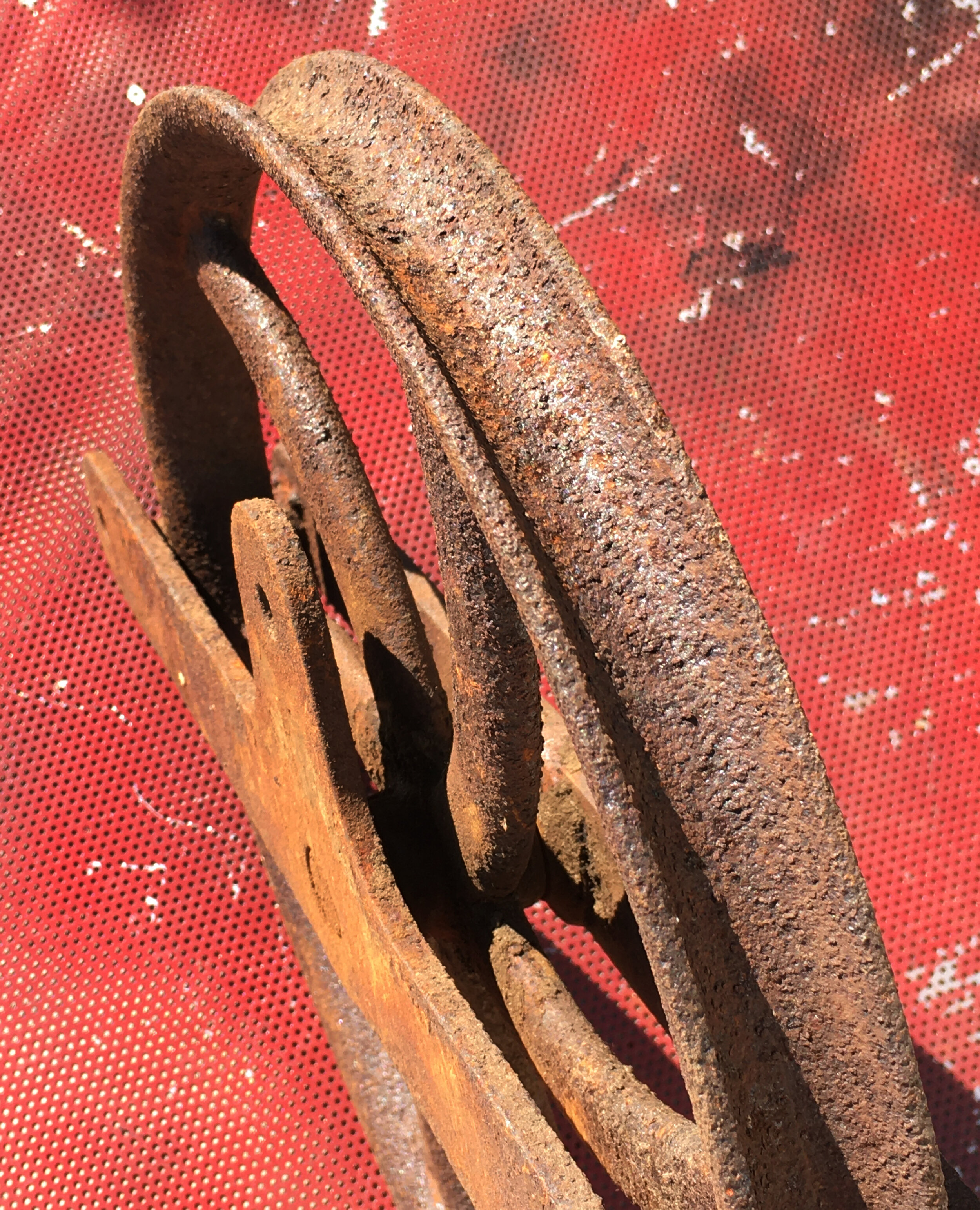 Antique Barn Pulley Wheel