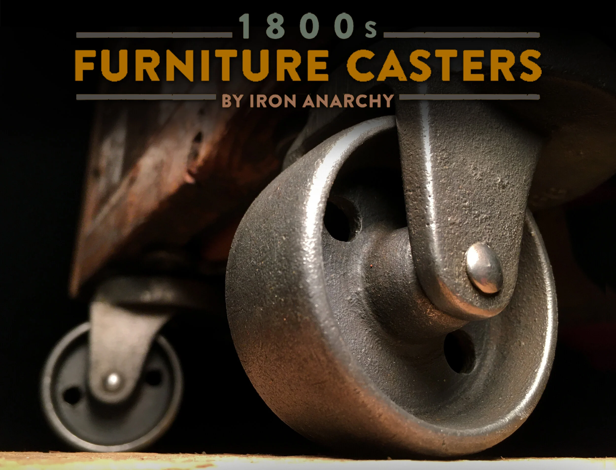 Antique Industrial Furniture Casters