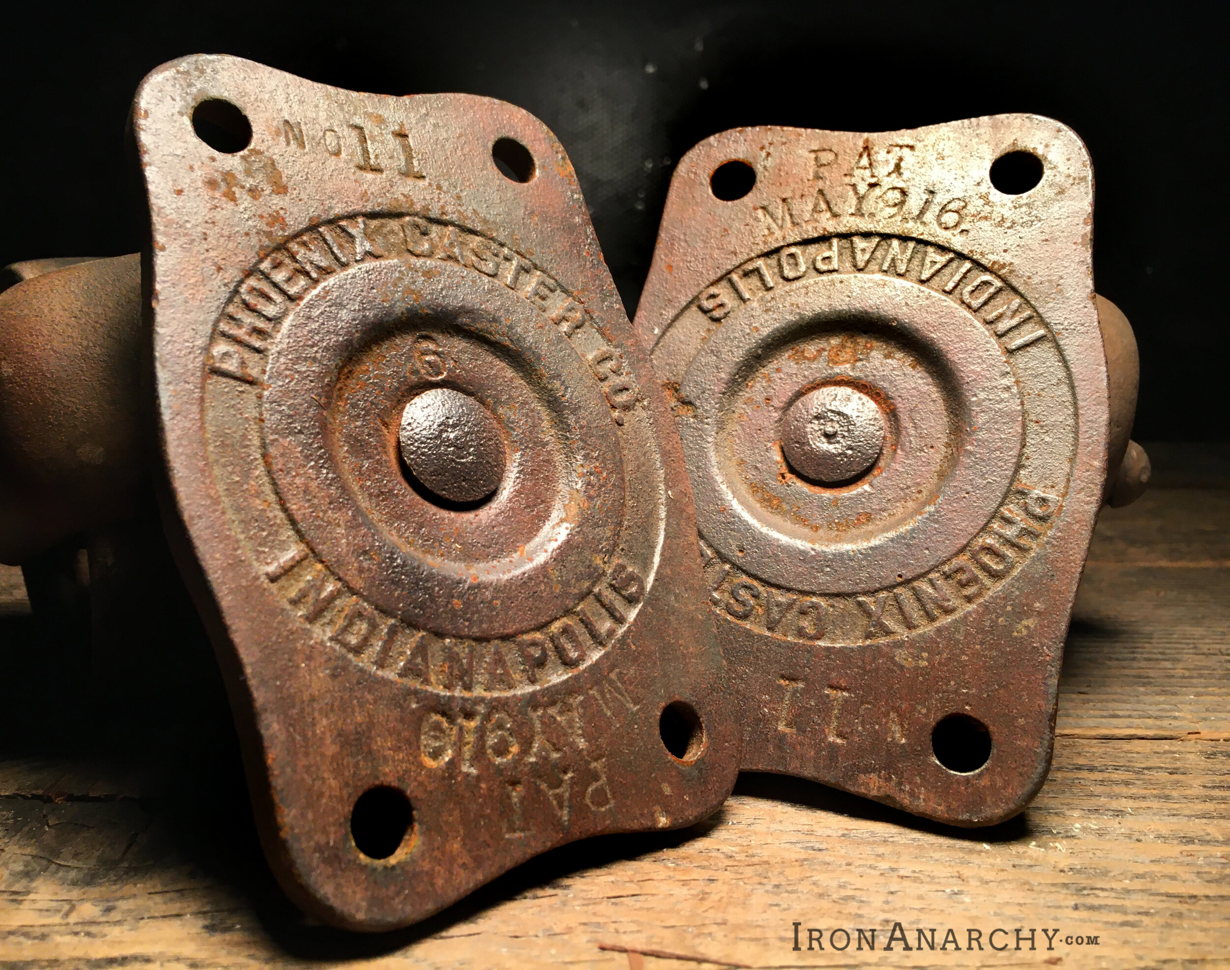 Vintage Industrial Caster Wheels