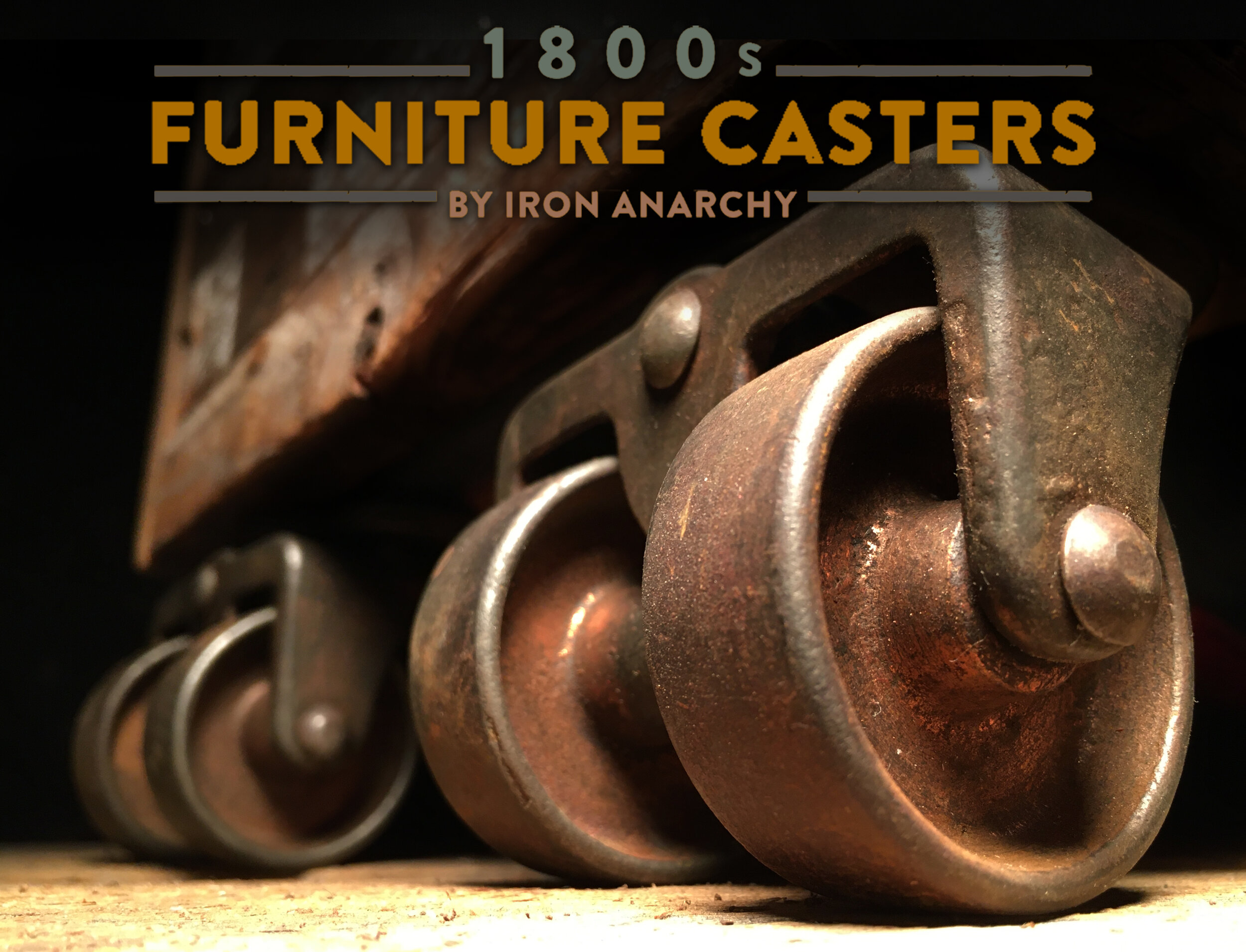 antique furniture casters