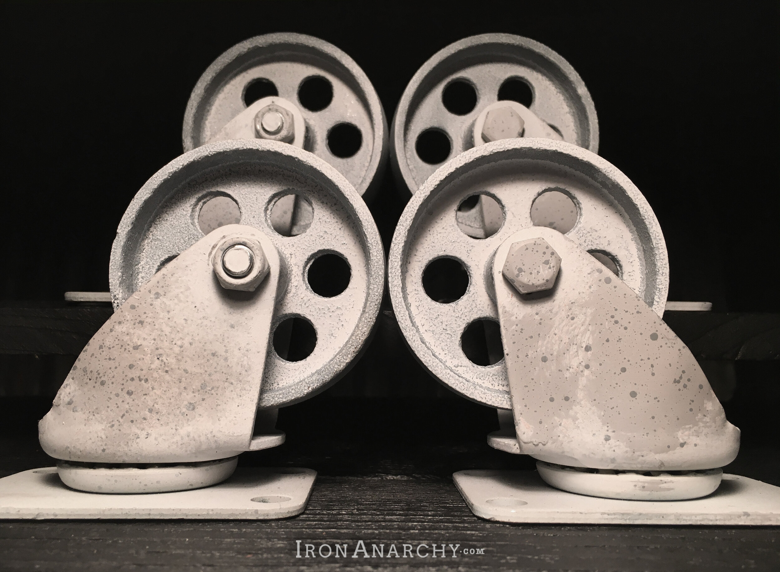 Vintage Industrial Caster Wheels
