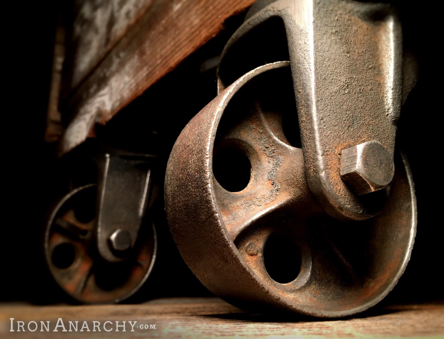 Antique &amp; Vintage Industrial Casters, Vintage Industrial Cart Wheels