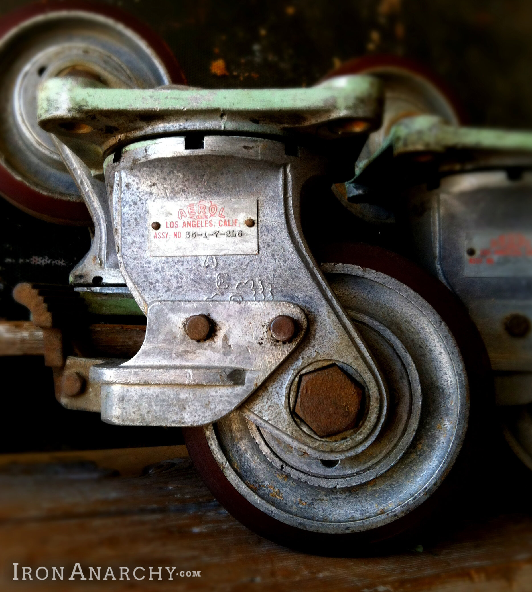 Antique &amp; Vintage Industrial Casters, Vintage Industrial Cart Wheels