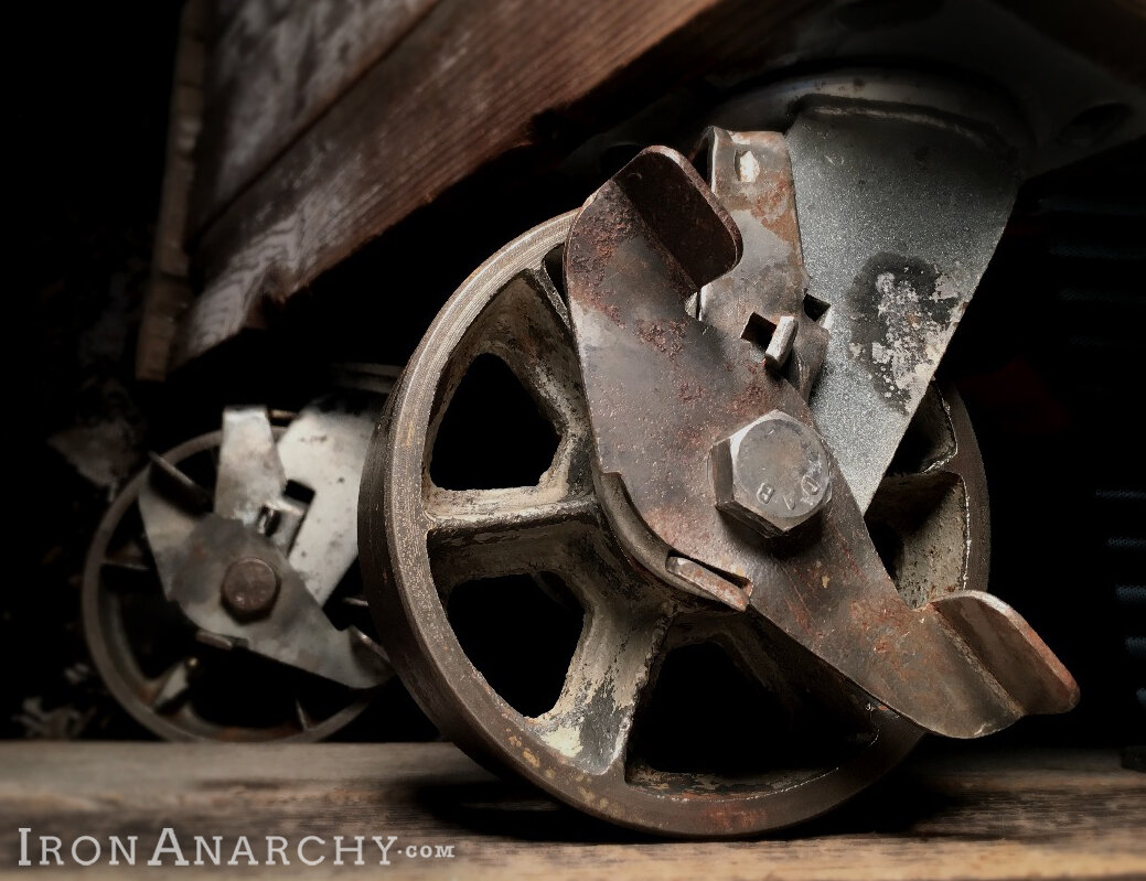 Antique &amp; Vintage Industrial Casters, Vintage Industrial Cart Wheels