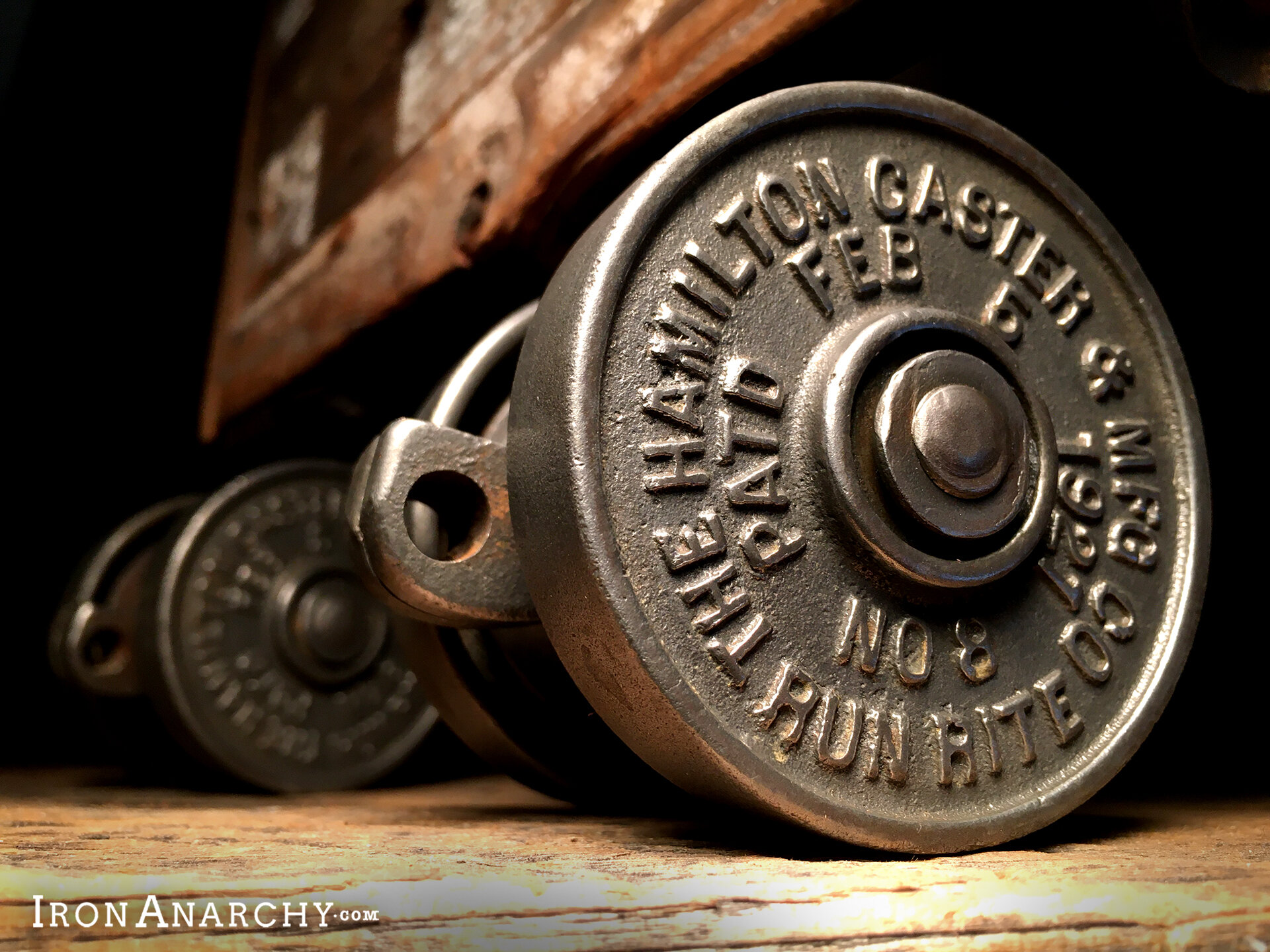 Antique &amp; Vintage Industrial Casters, Vintage Industrial Cart Wheels