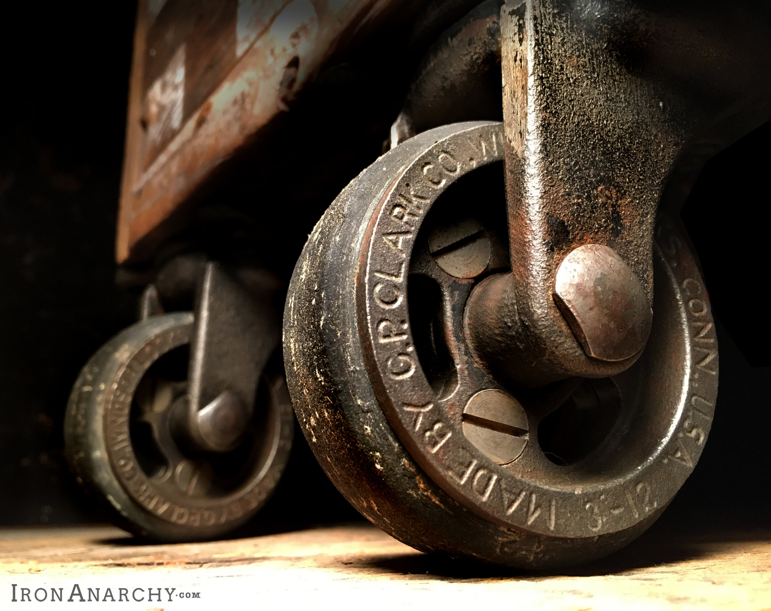 Antique &amp; Vintage Industrial Casters, Vintage Industrial Cart Wheels