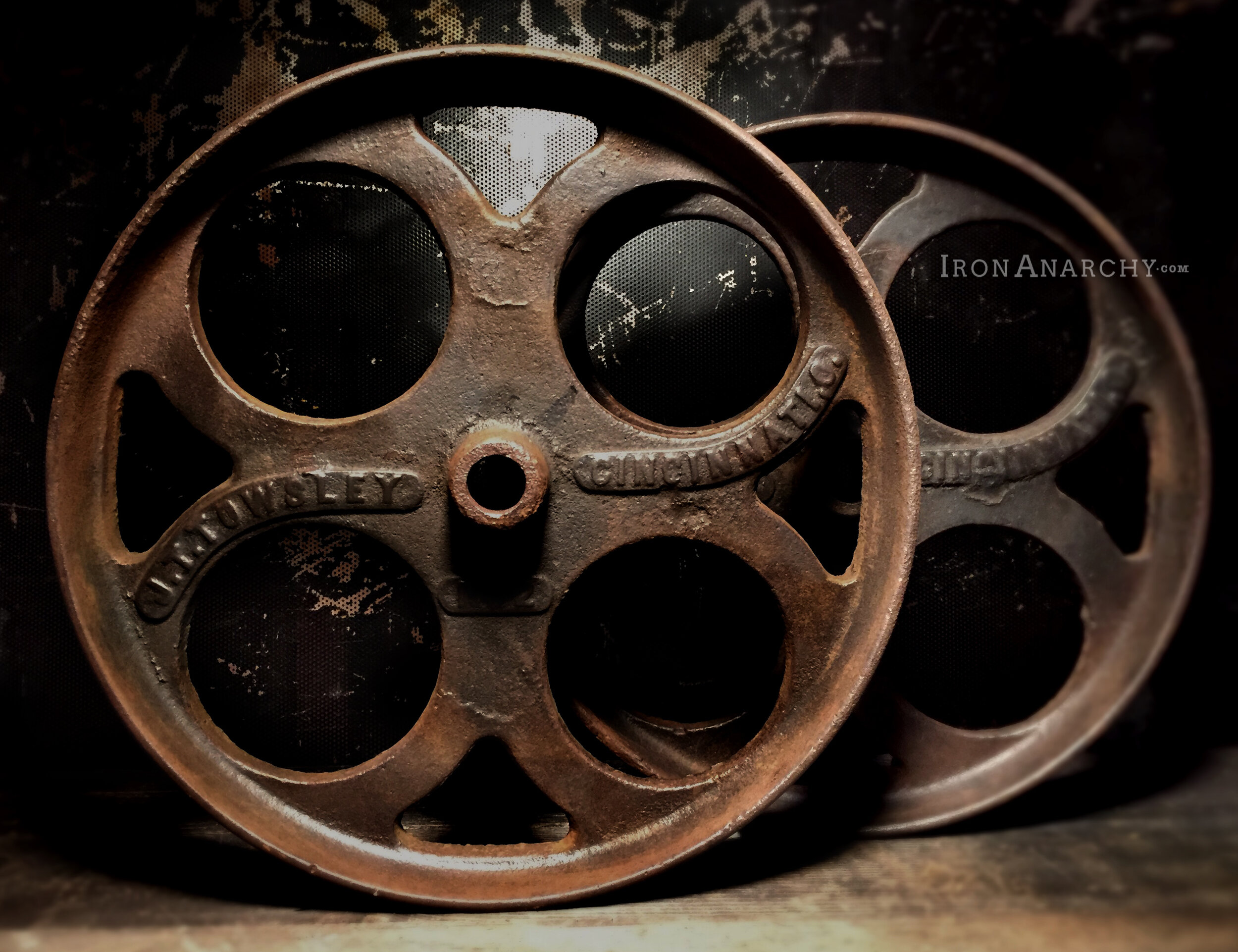 antique industrial cart wheels, vintage industrial cart wheels,