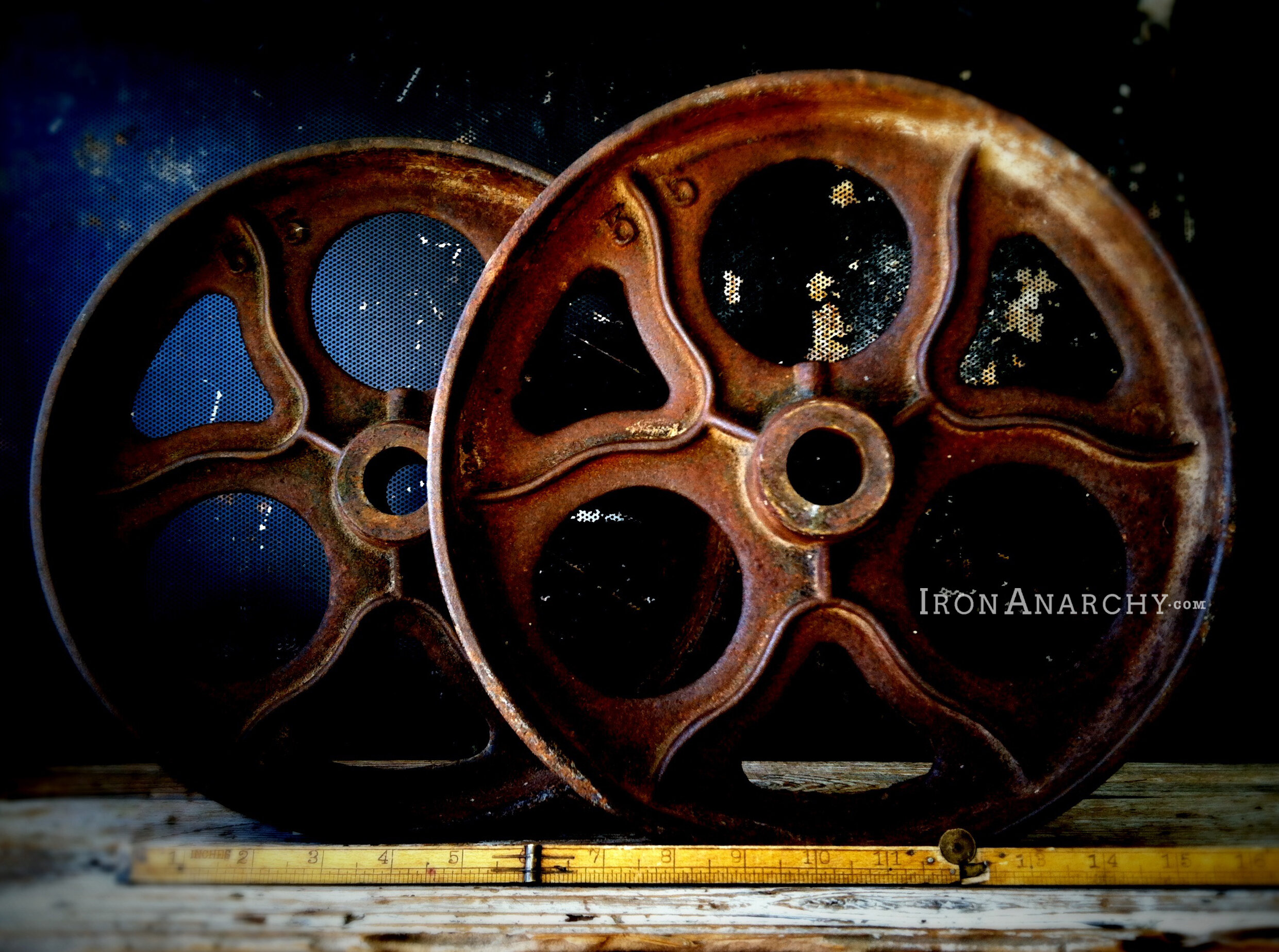 antique industrial cart wheels, vintage industrial cart wheels,